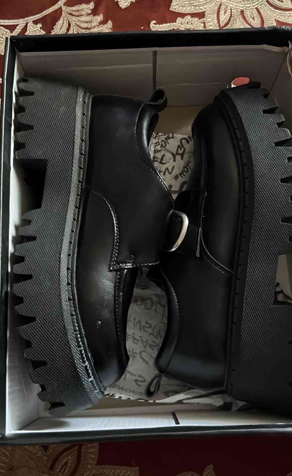 Mocasines negros con plataforma - miniatura 2