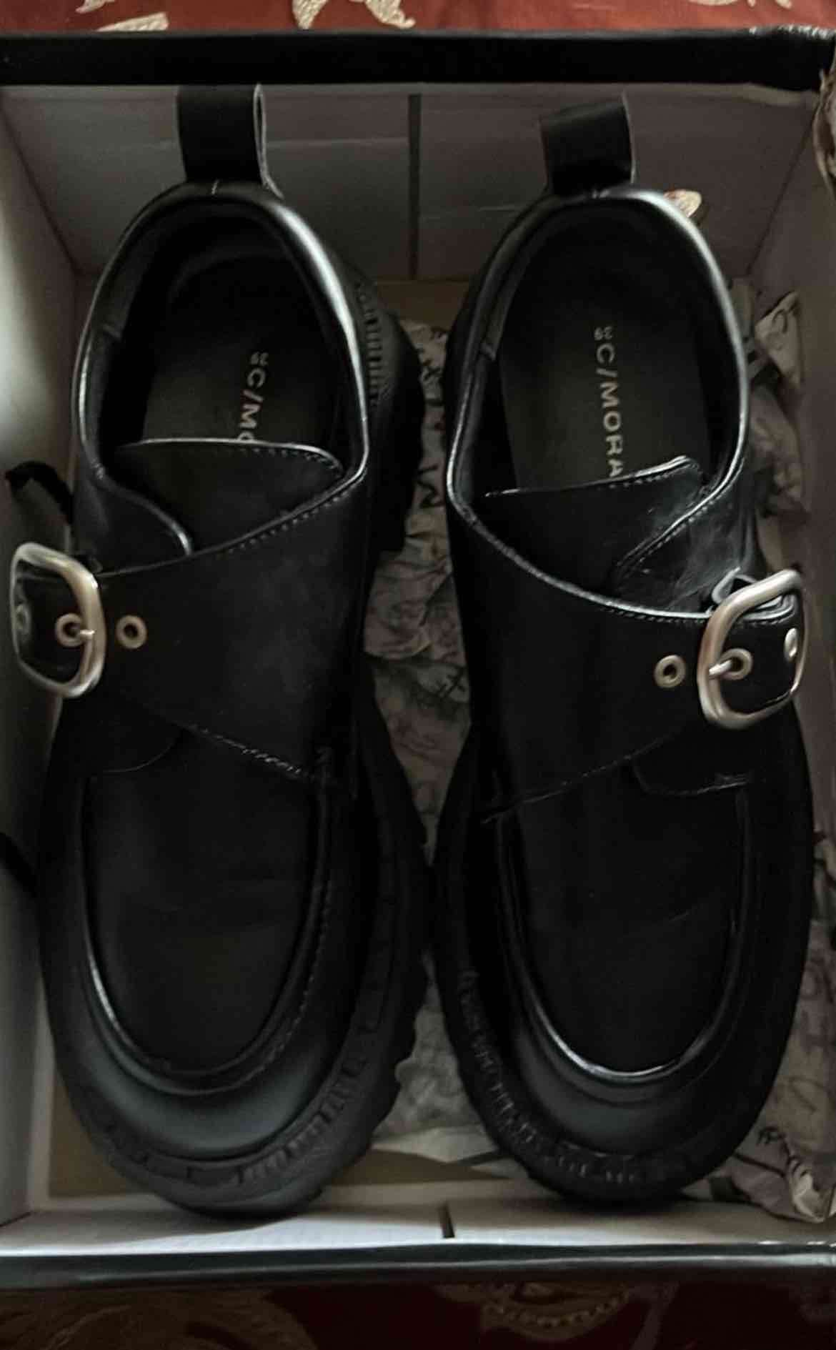 Mocasines negros con plataforma - miniatura 3