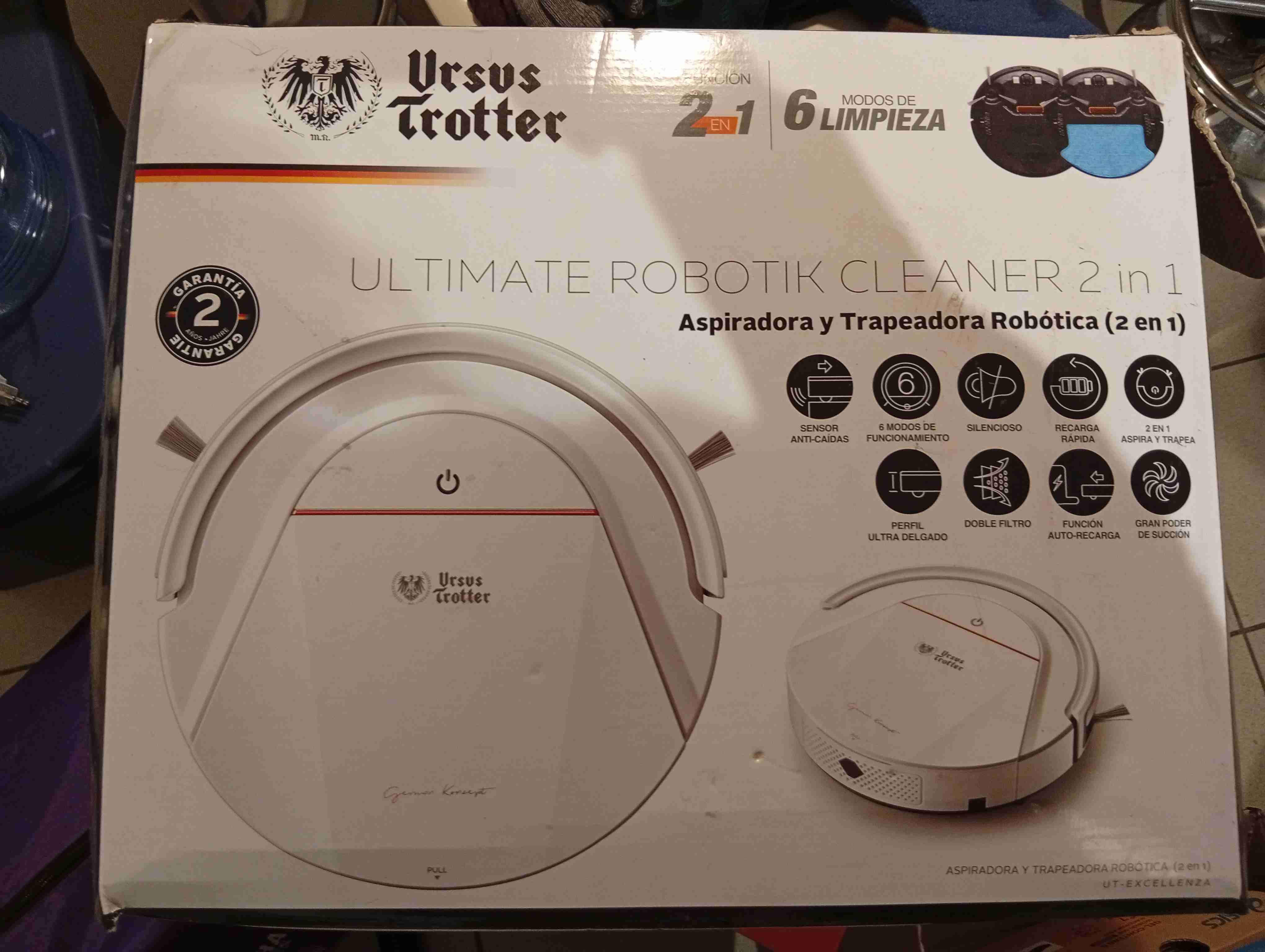 Aspiradora robótica Ursus Trotter - miniatura 1