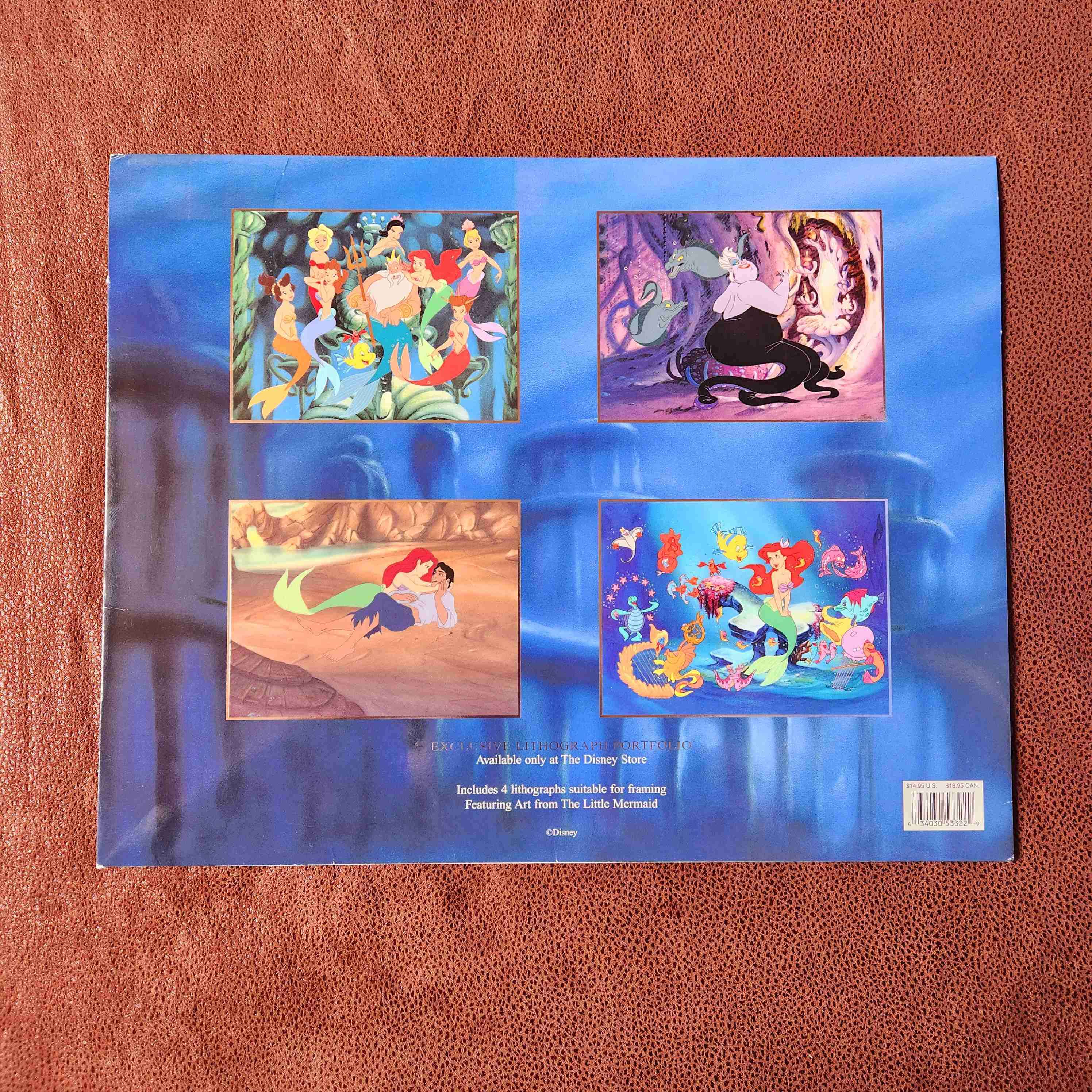 PORTAFOLIO DE LITOGRAFIAS LA SIRENITA 1999🧜🏼‍♂️🧜🏽‍♀️🦀🐠 - miniatura 4