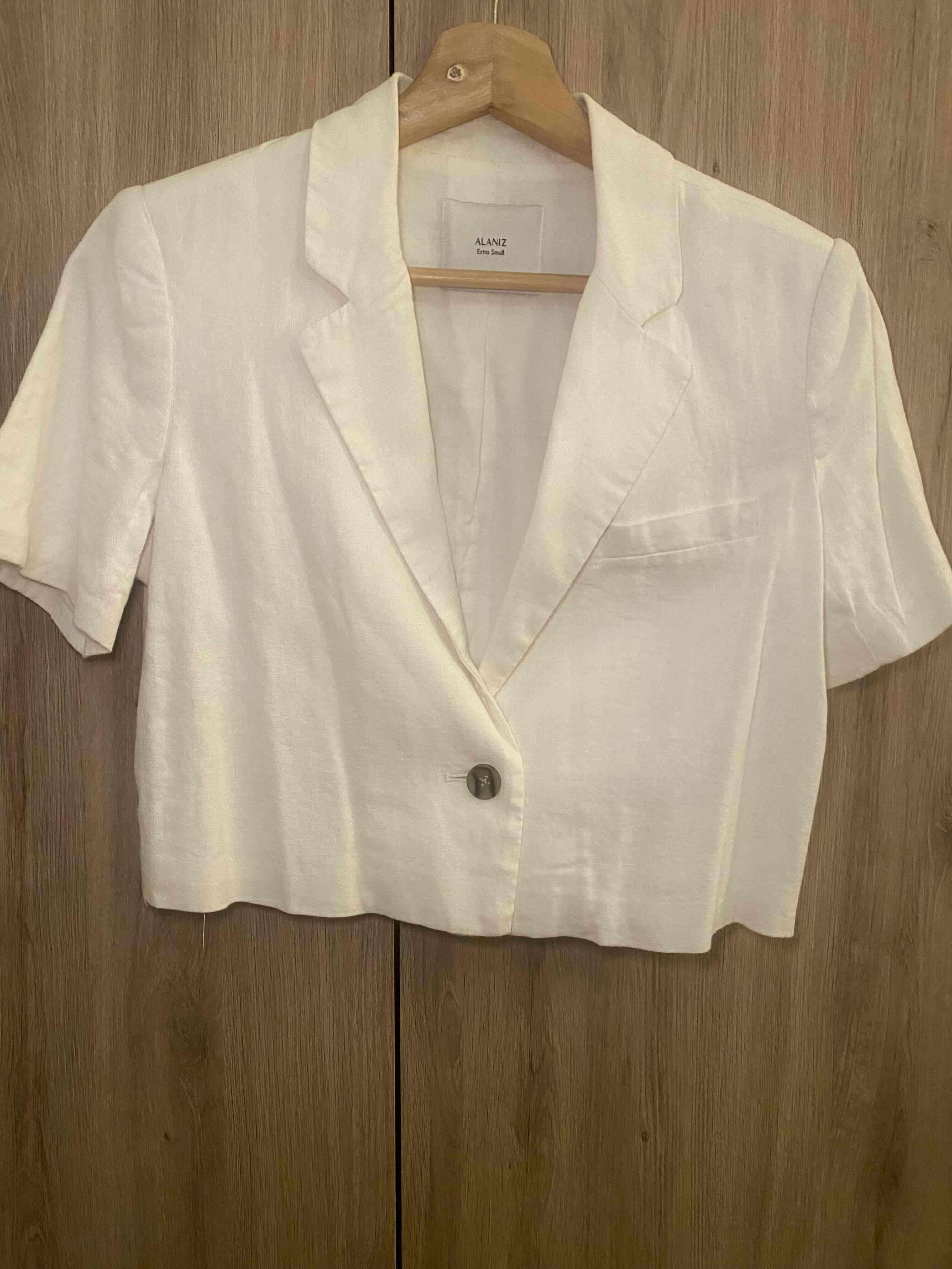 Blazer corto blanco ALANIZ - miniatura 1