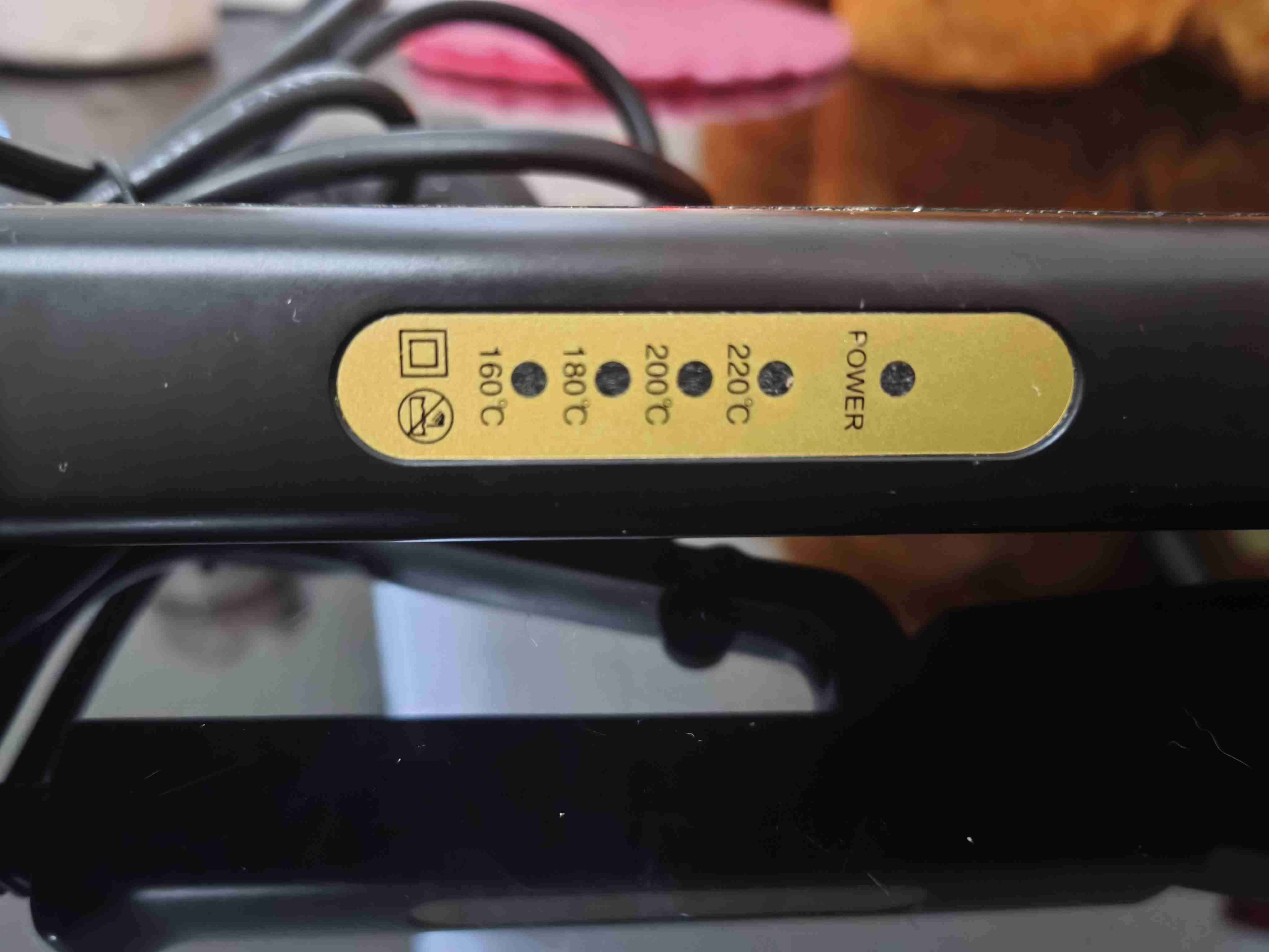 Plancha de pelo profesional negra - miniatura 2