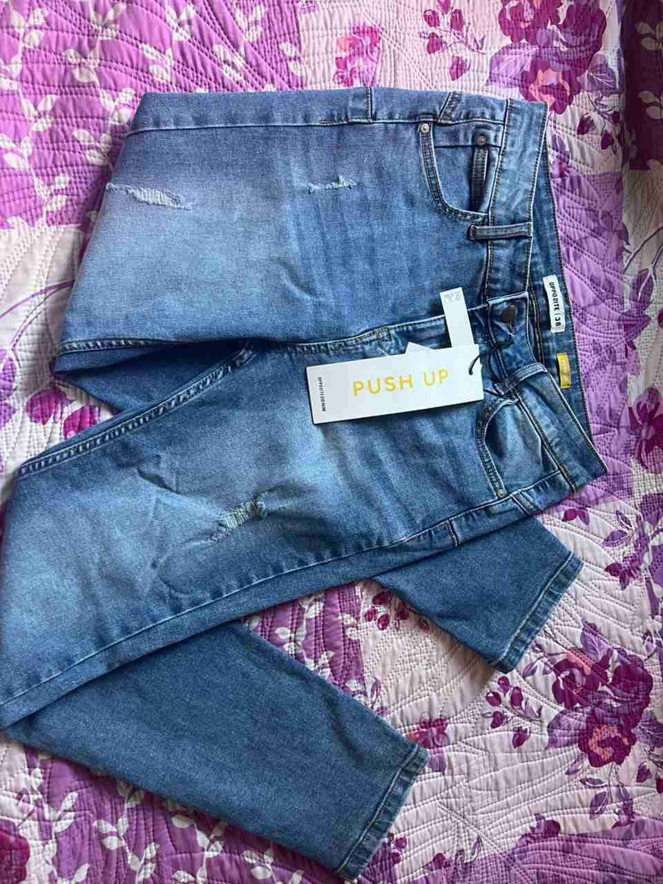 Jeans azul con efecto push up - miniatura 1