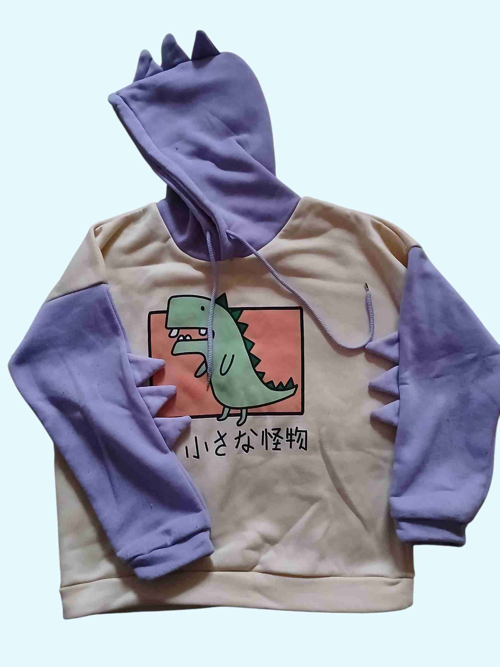 Polerón dinosaurio con capucha