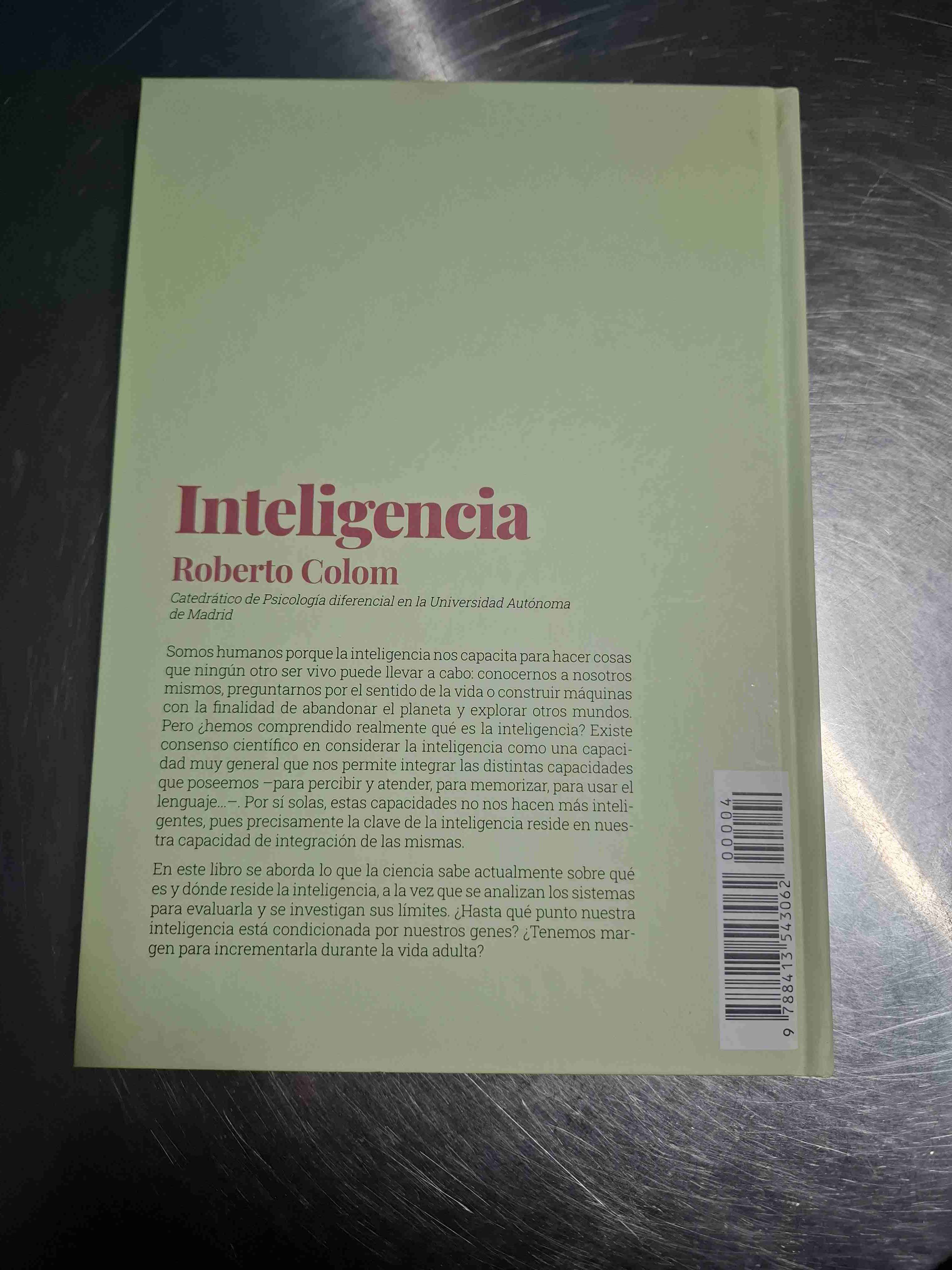 Libro Inteligencia Roberto Colom - miniatura 2