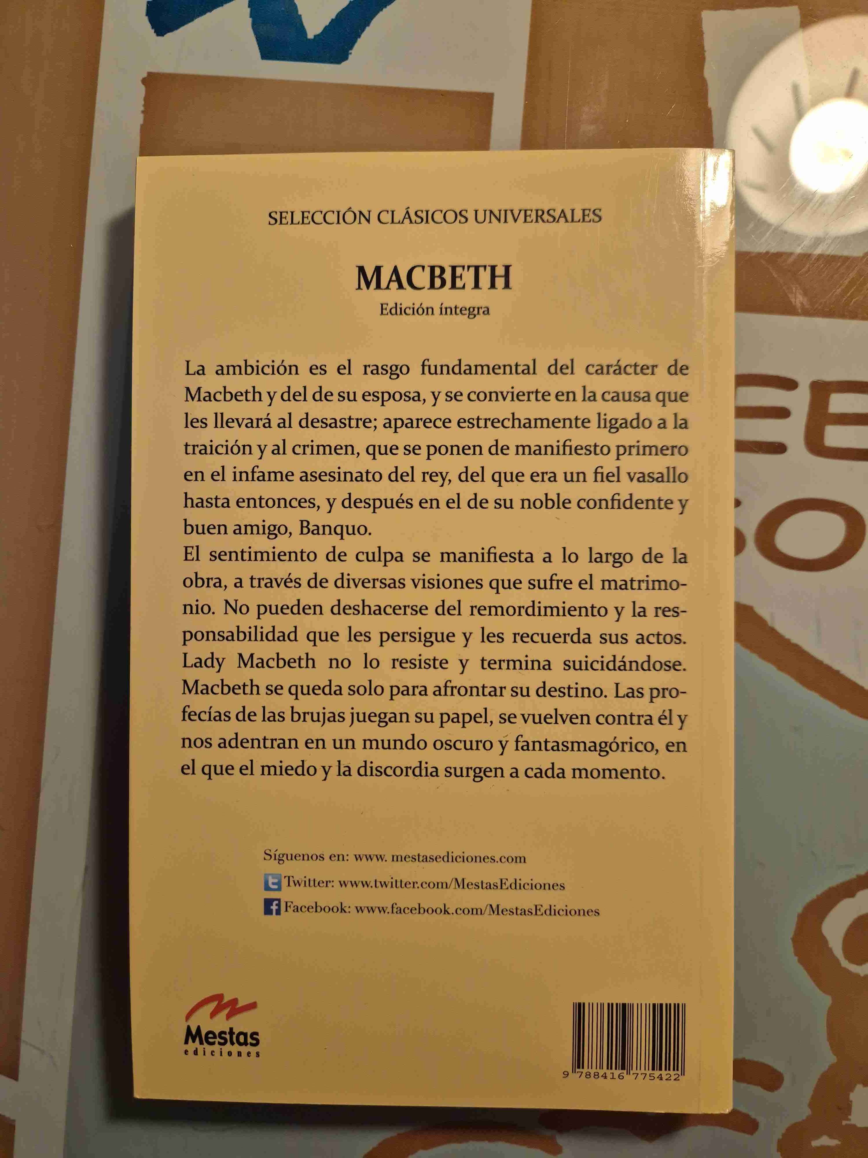 Libro Macbeth de Shakespeare - miniatura 2