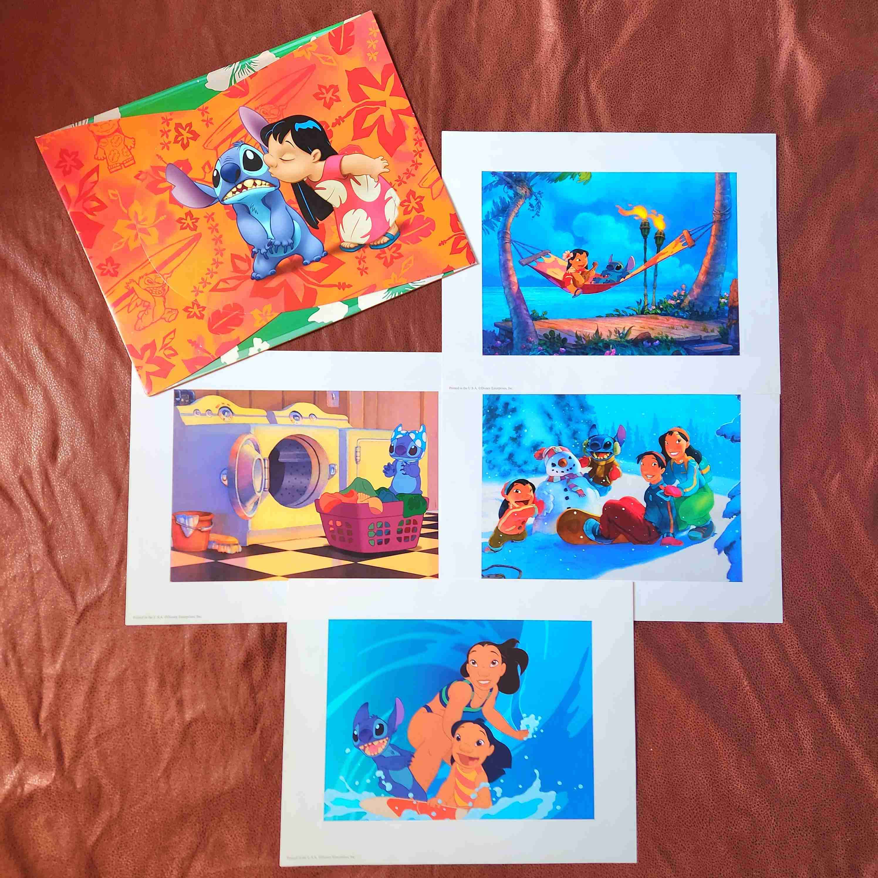 LITOGRAFIAS DISNEY LILO Y STICH 🏄‍♀️🛸🌅 - miniatura 1