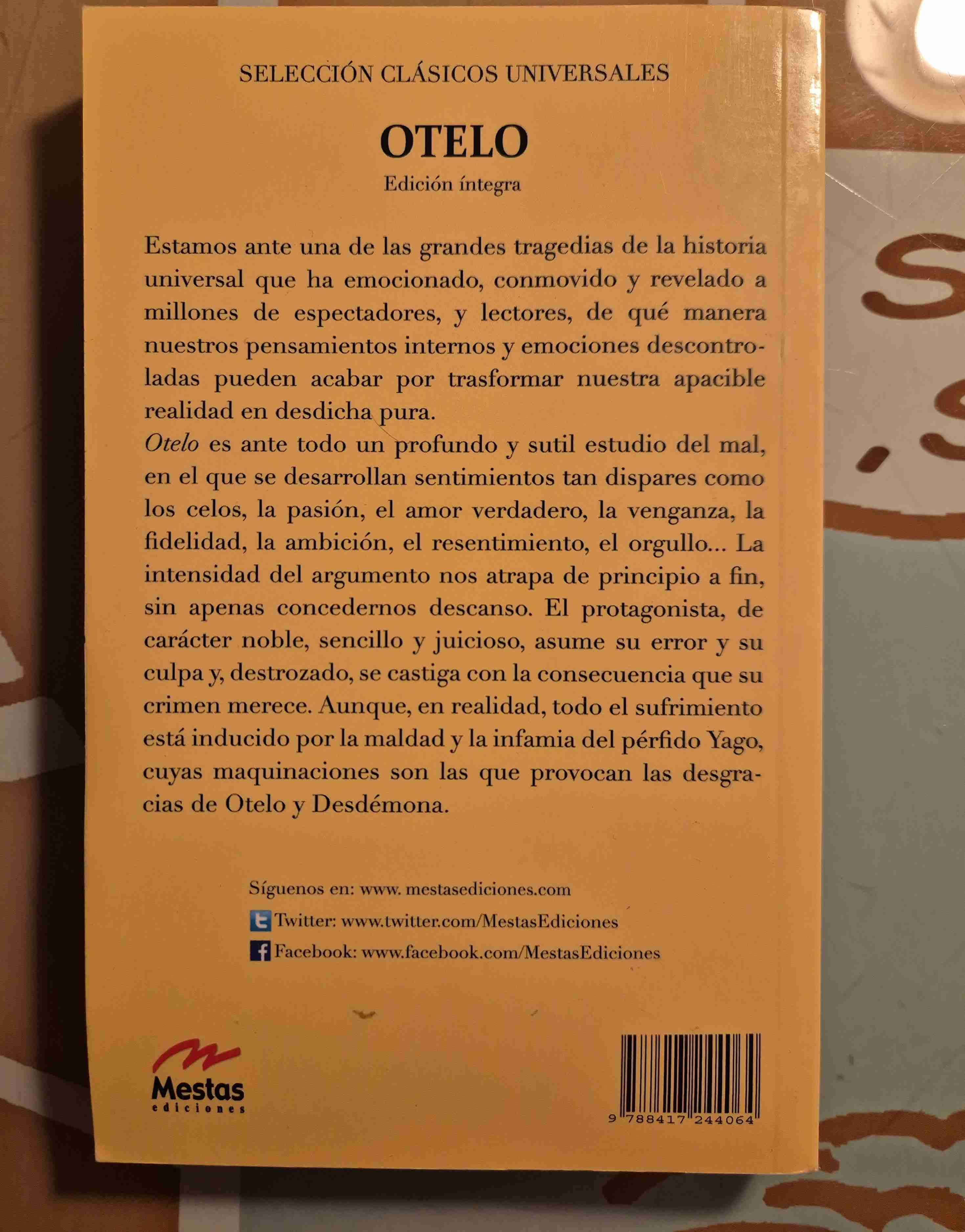 Libro Otelo - William Shakespeare - miniatura 2