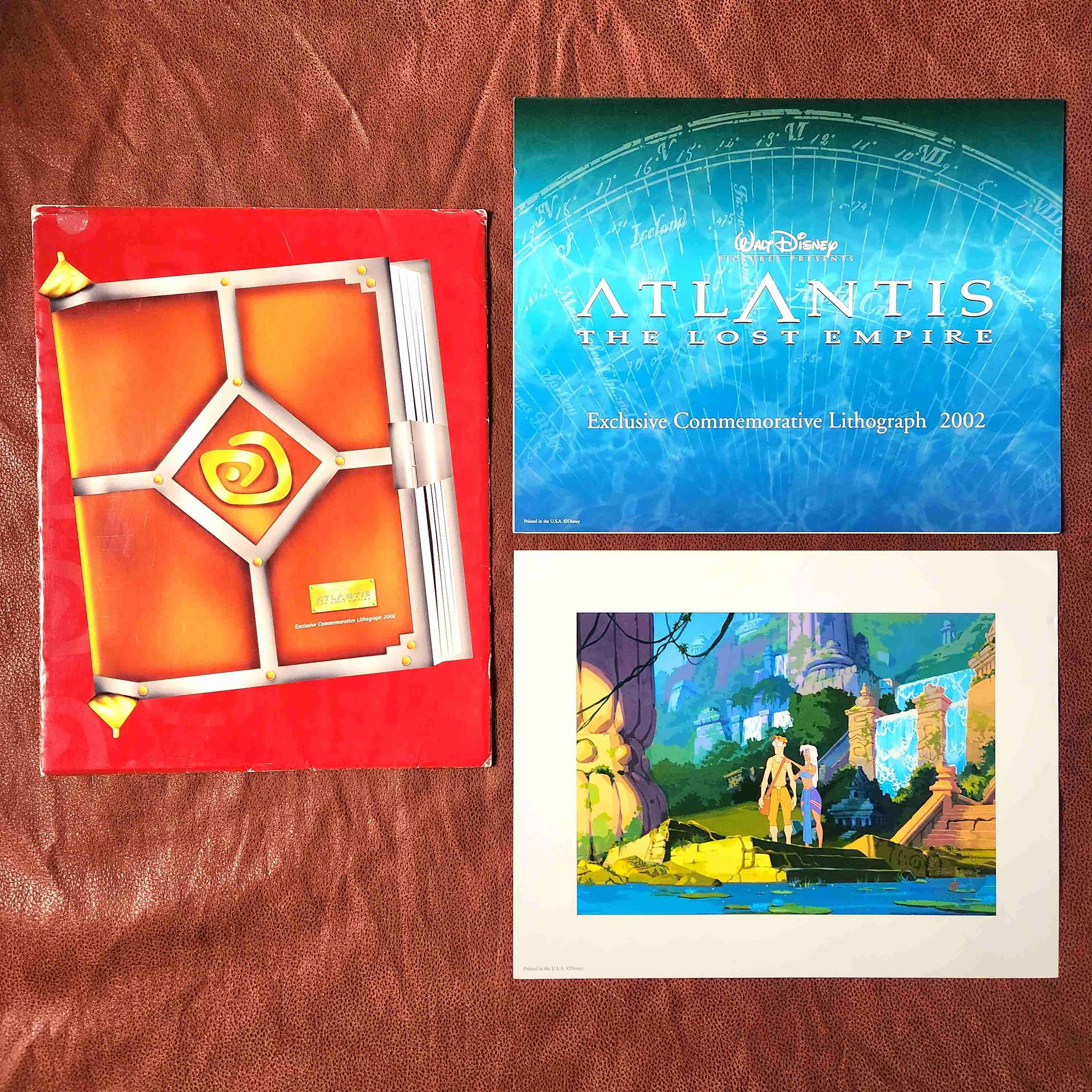 LITOGRAFIA CONMEMORATIVA ATLANTIS 2000 🏞🌀 - miniatura 1