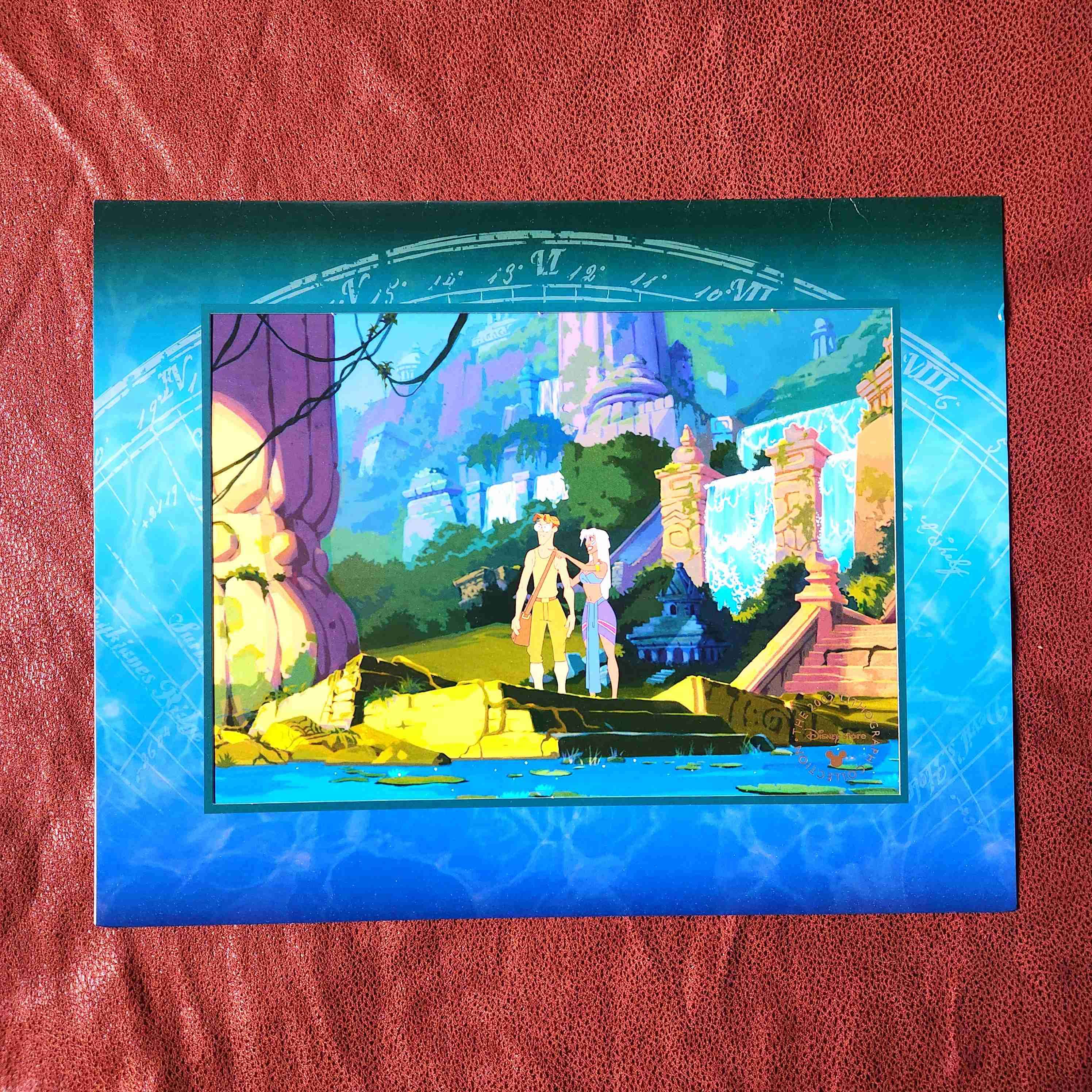 LITOGRAFIA CONMEMORATIVA ATLANTIS 2000 🏞🌀 - miniatura 4