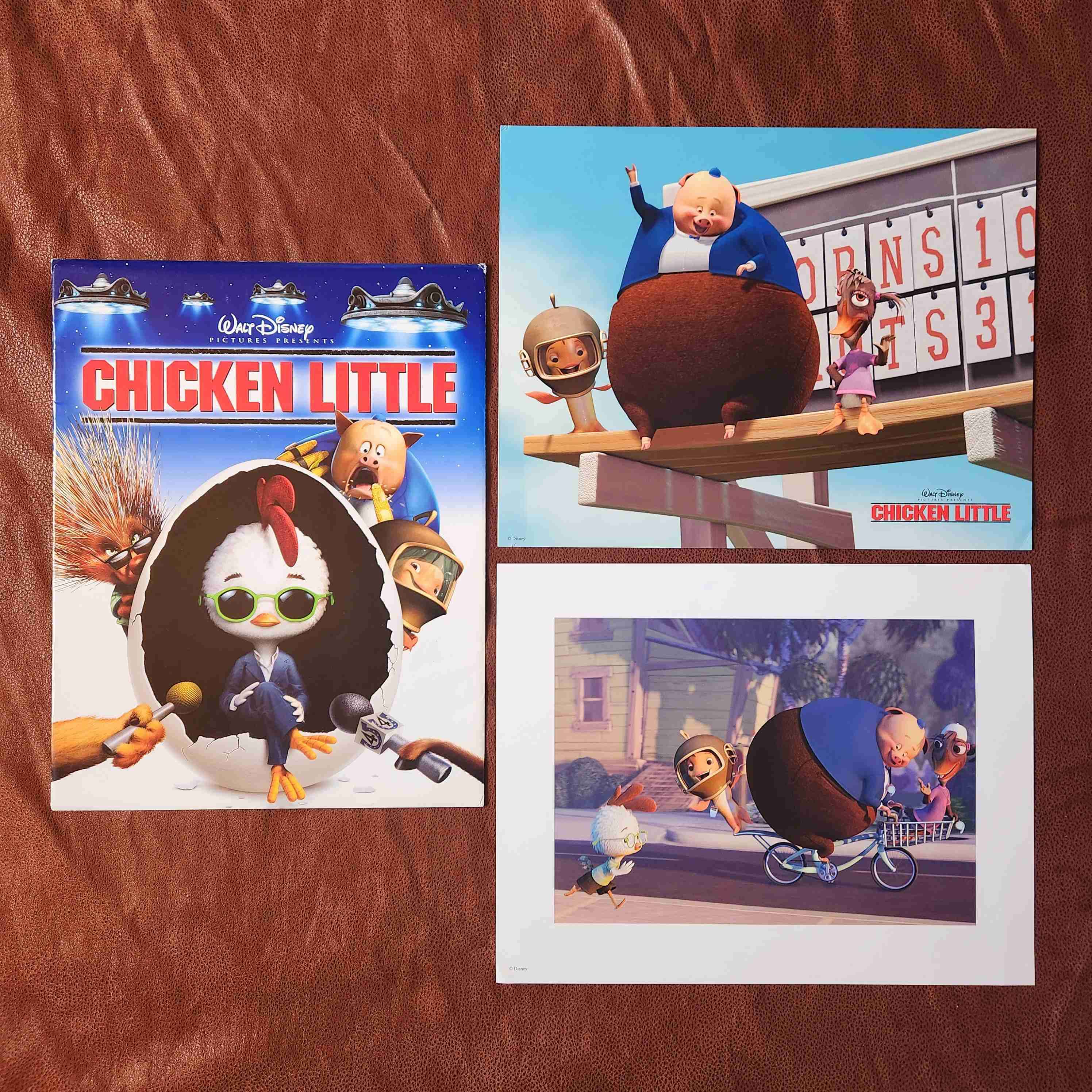 LITOGRAFIA disney CHICKEN LITTLE 2005 🐔🌌🛸 - miniatura 1