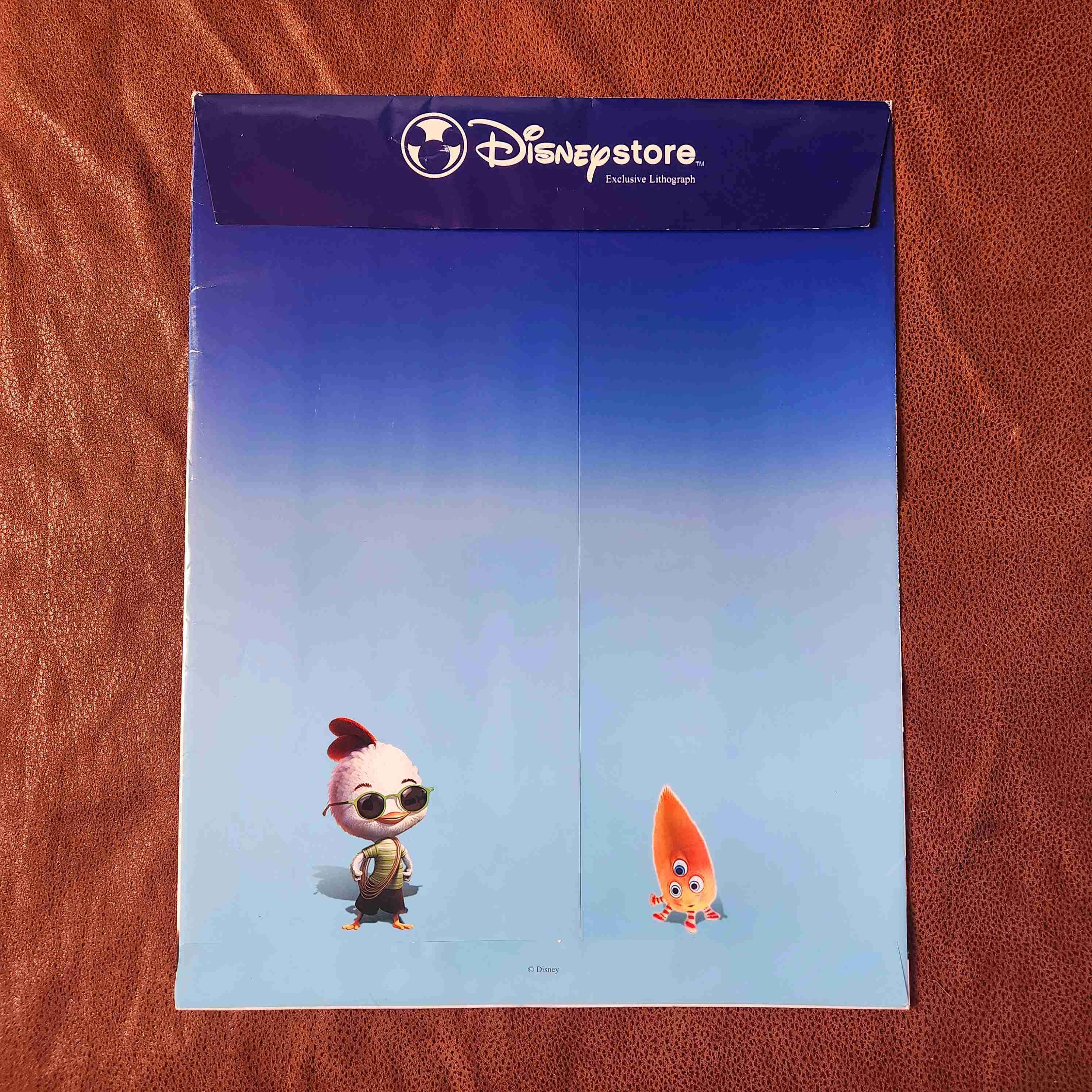 LITOGRAFIA disney CHICKEN LITTLE 2005 🐔🌌🛸 - miniatura 3