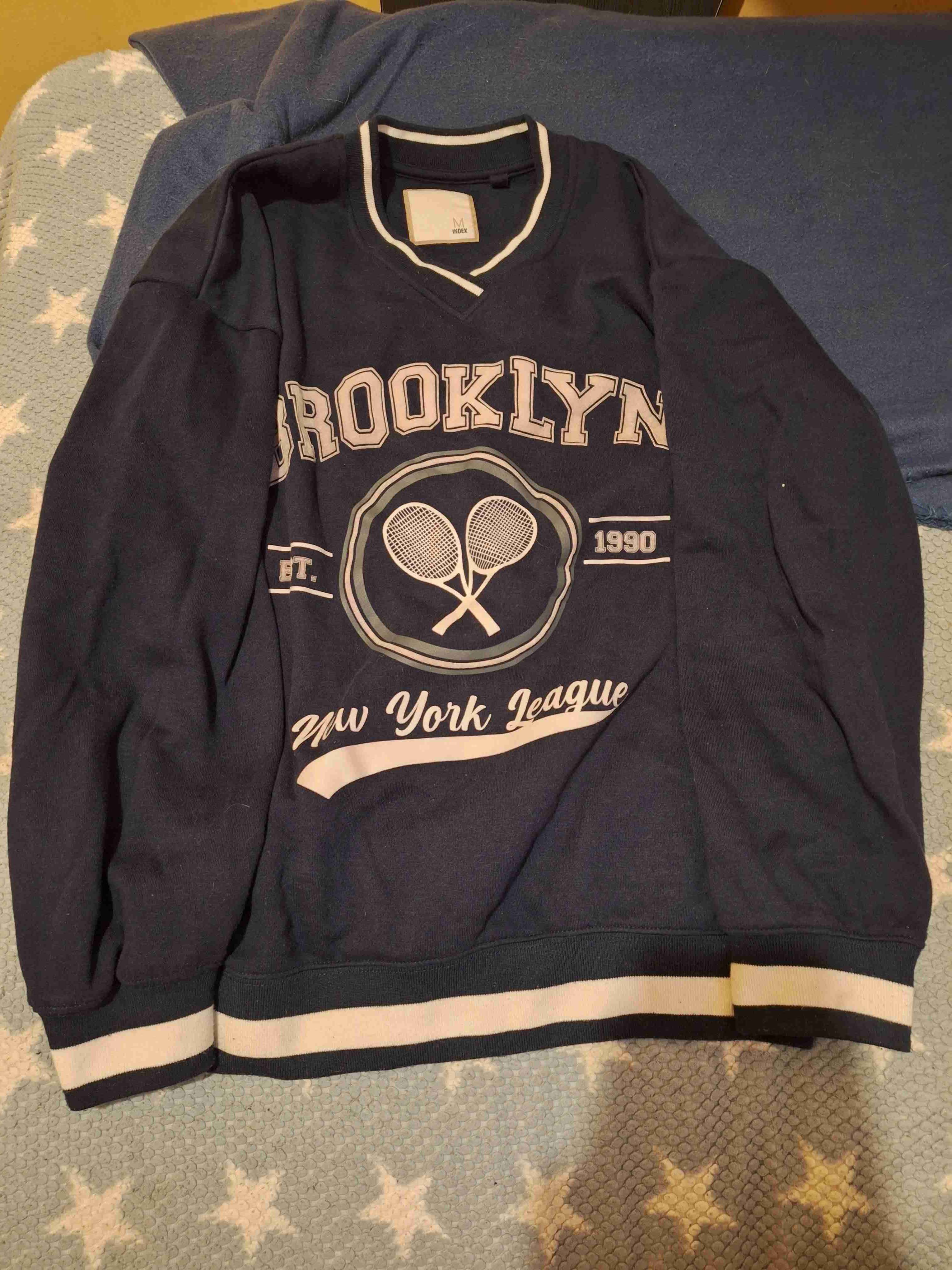 Polerón azul index mujer talla M - miniatura 1