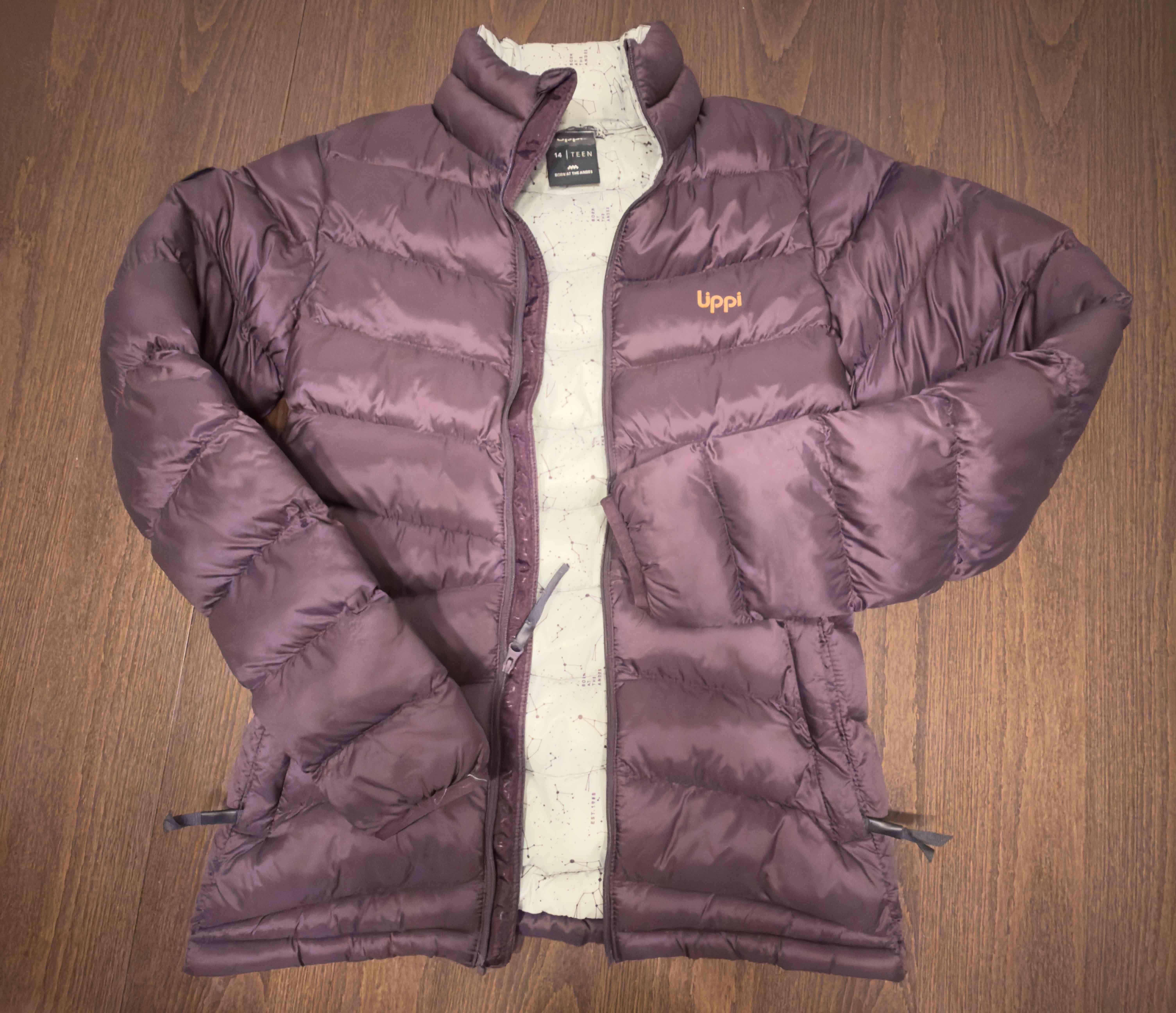 Chaqueta puff morada lippi - miniatura 1