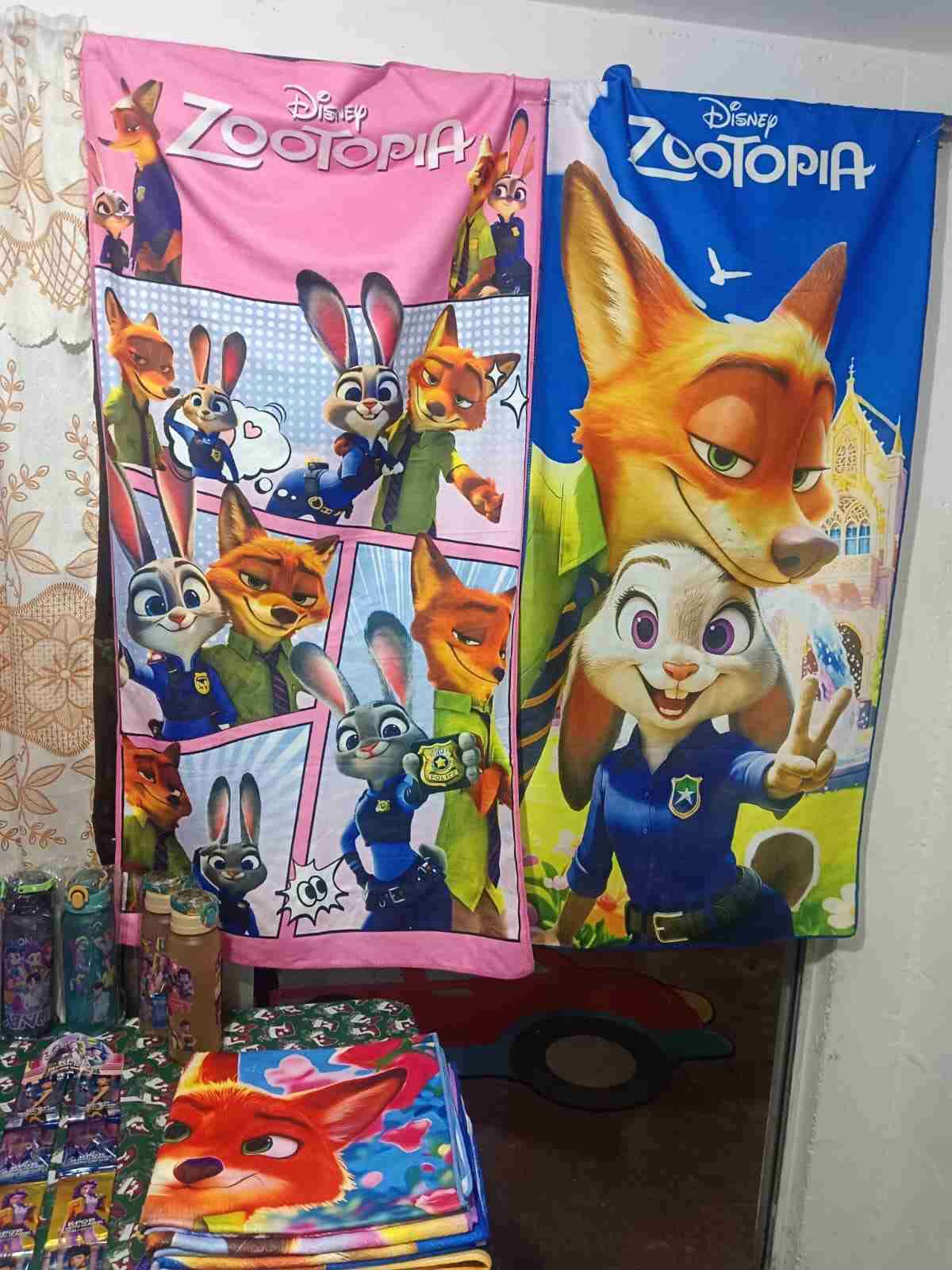 Toallas Disney Zootopia coloridas