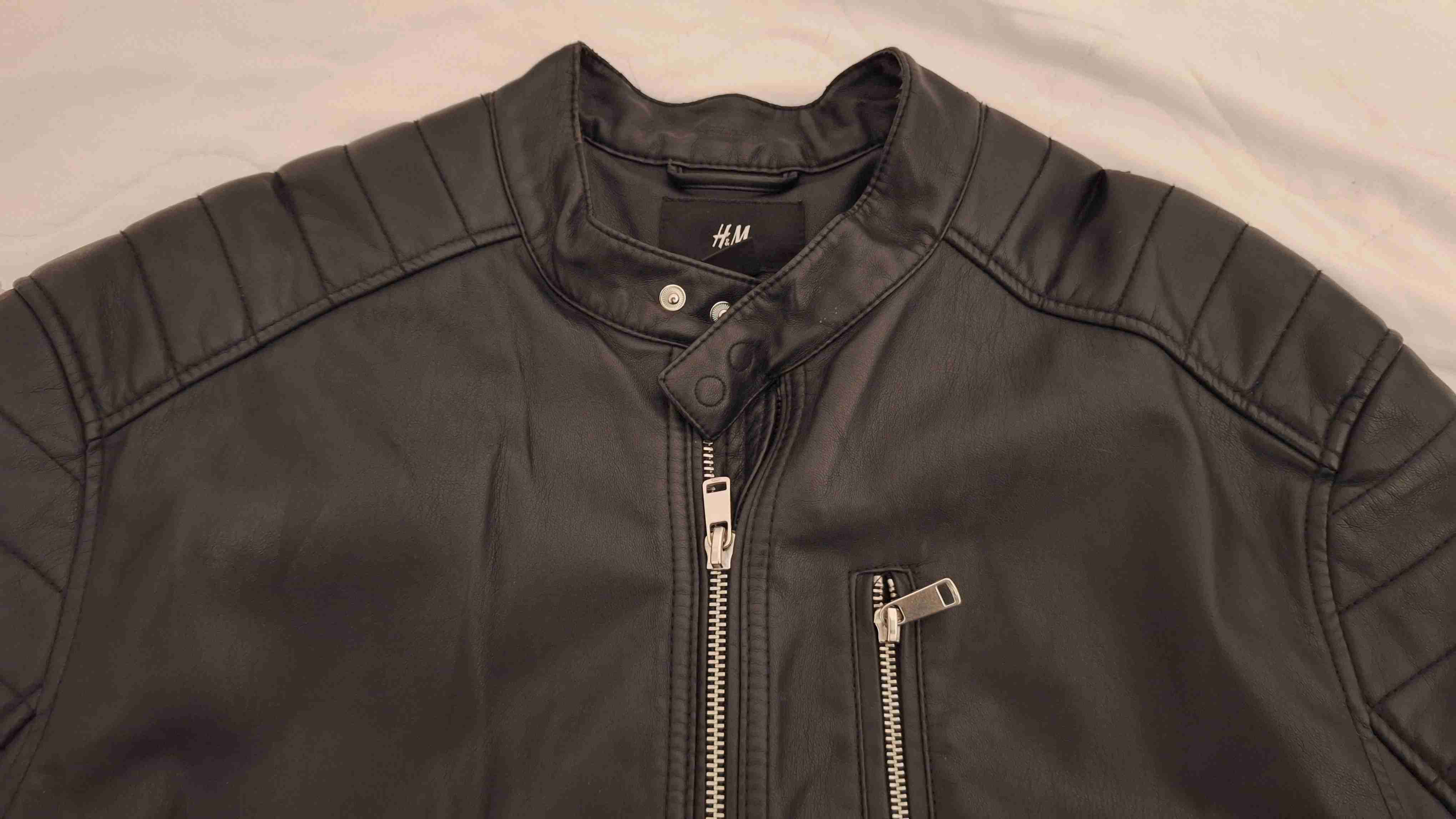 Chaqueta de ecocuero negra - miniatura 2