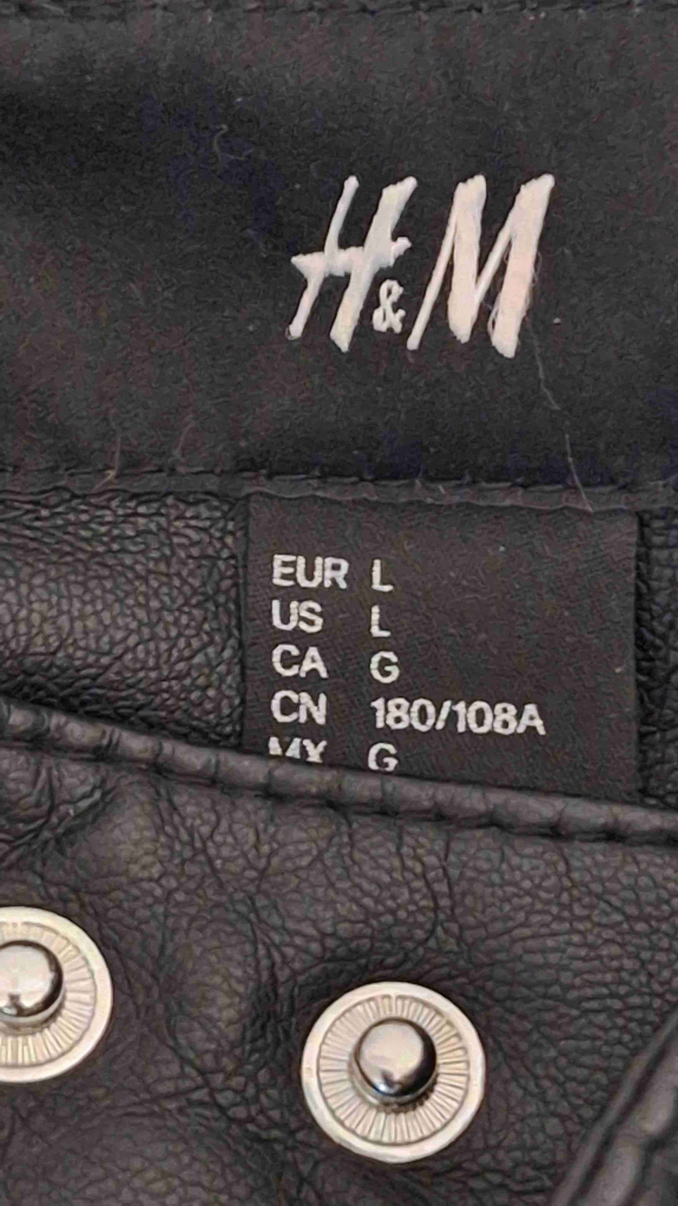 Chaqueta de ecocuero negra - miniatura 3