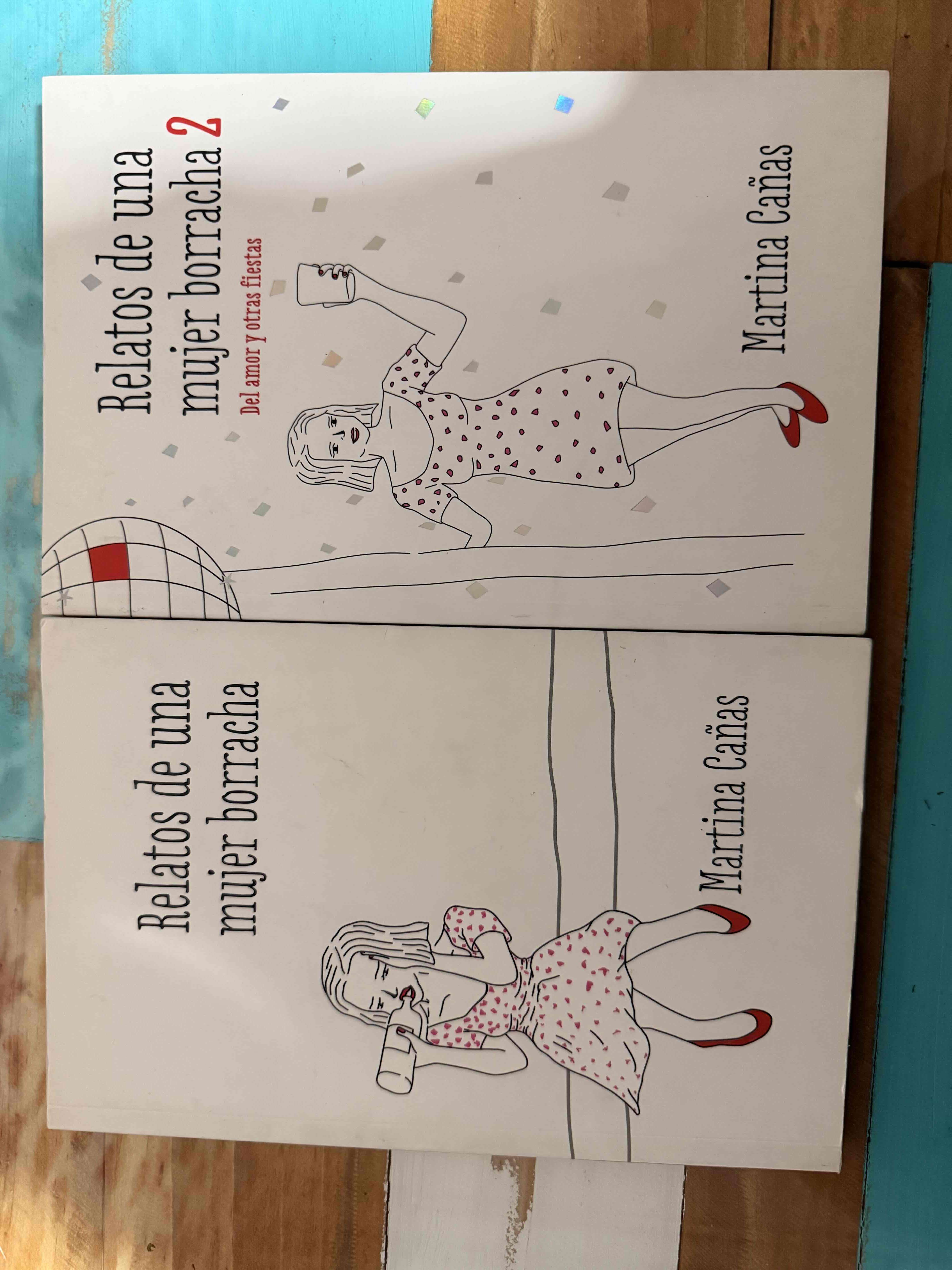 Set libros Relatos de una mujer borracha