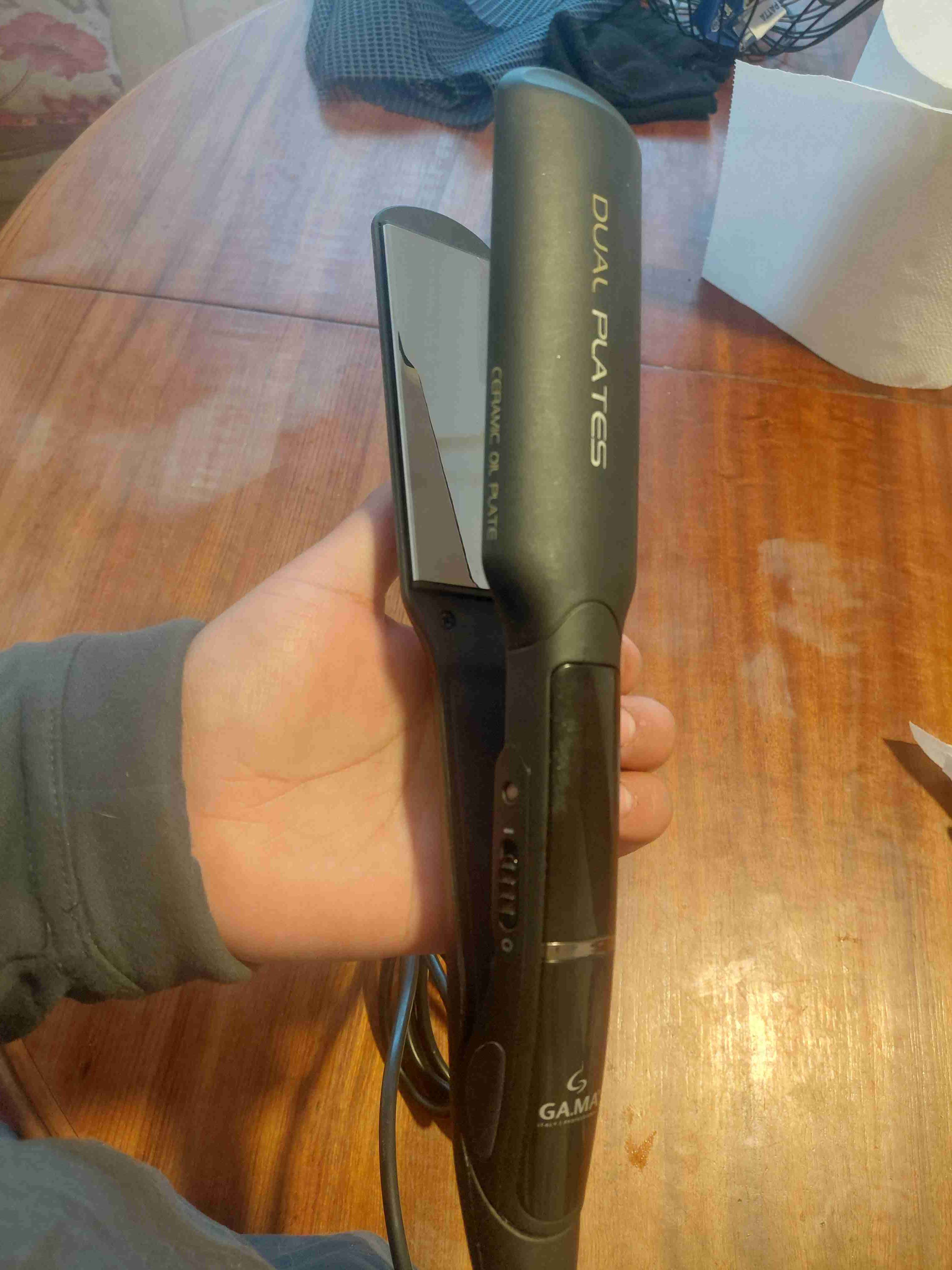 Plancha de pelo DUAL PLATES, ceramica y titanio. - miniatura 1