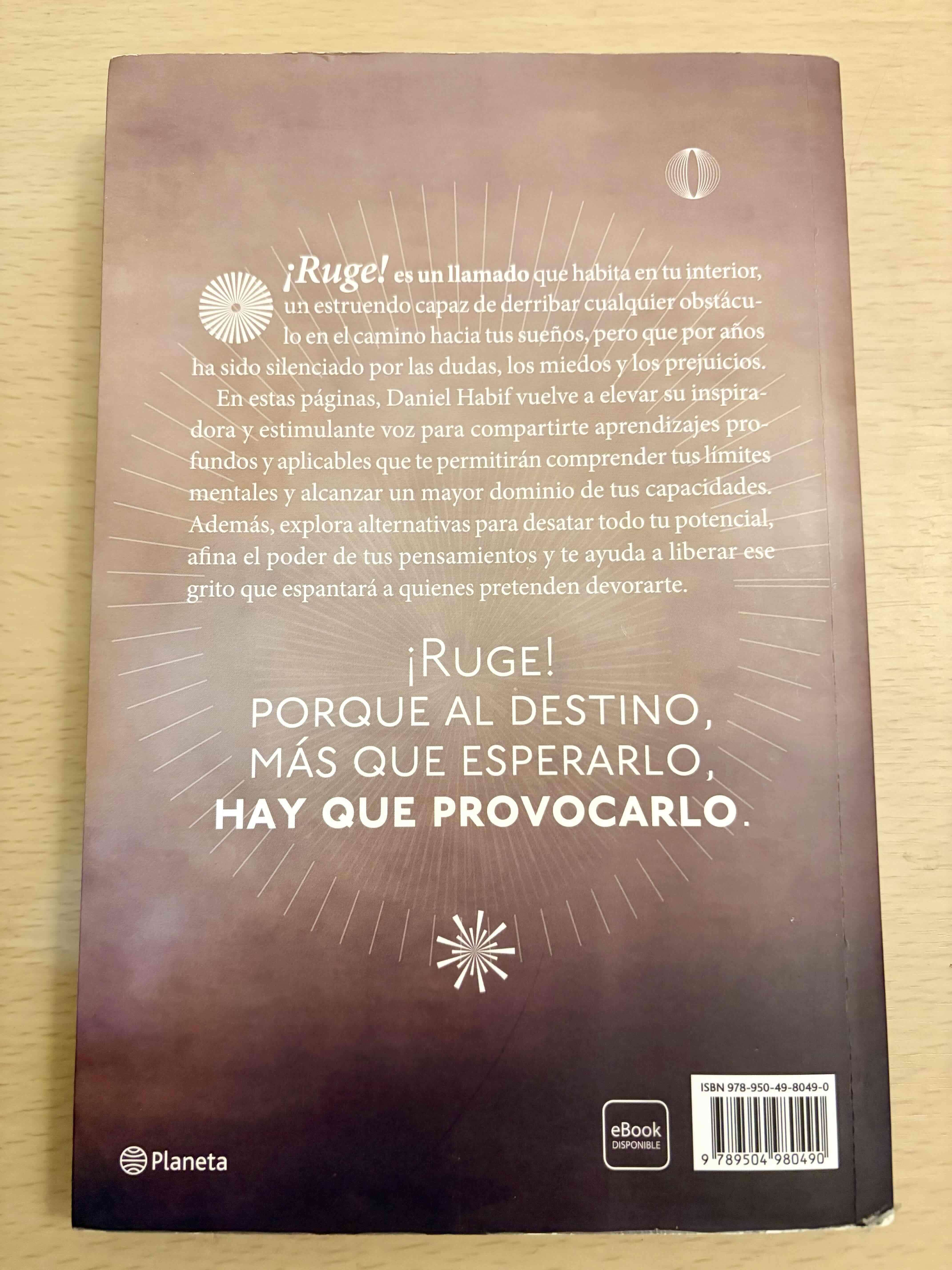 Libro RUGE de Daniel Habif - miniatura 2