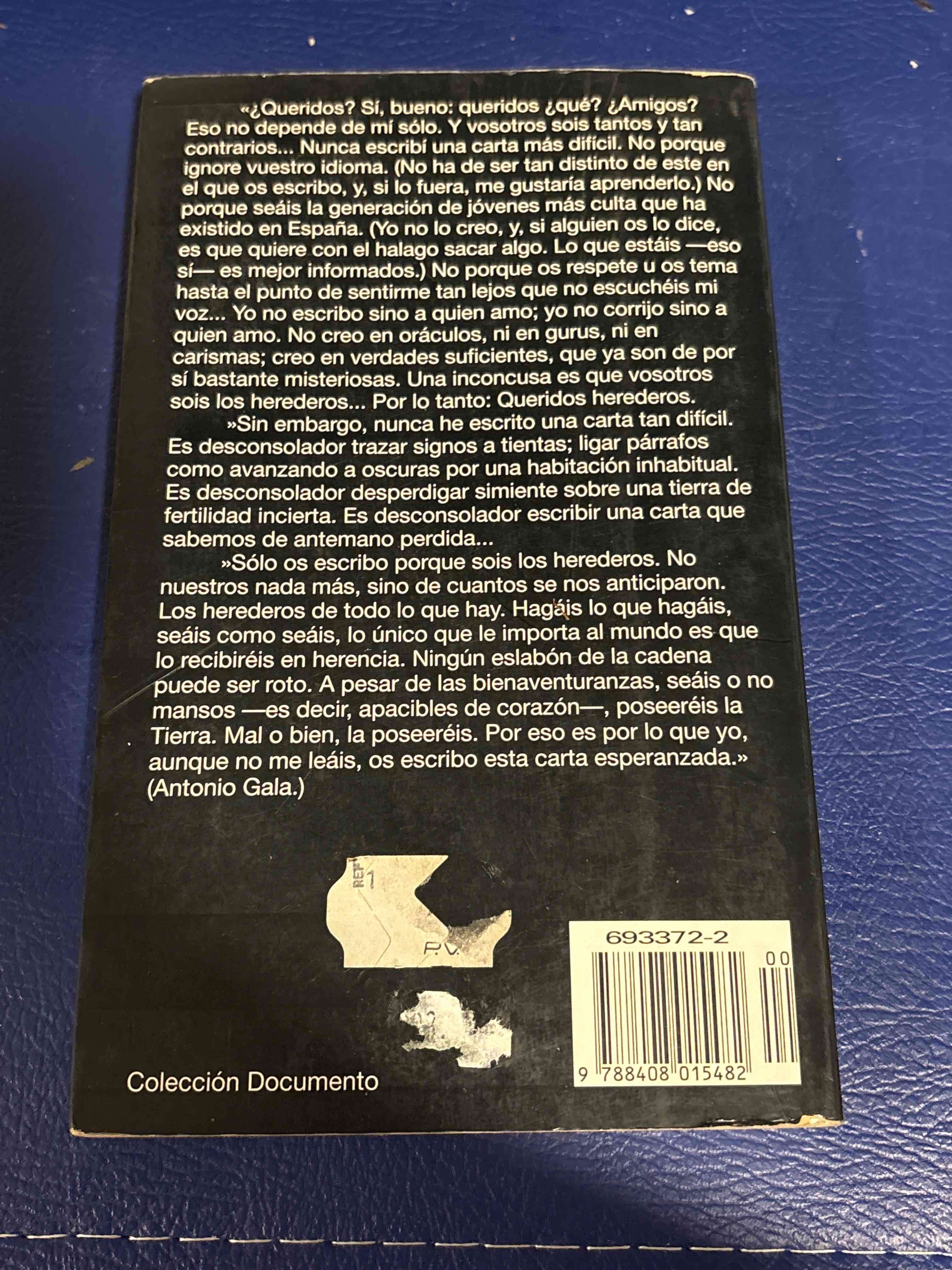 Carta a los herederos - Antonio Gala - miniatura 2