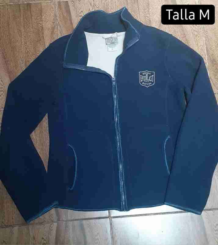 Chaleco azul con cierre Everlast talla M