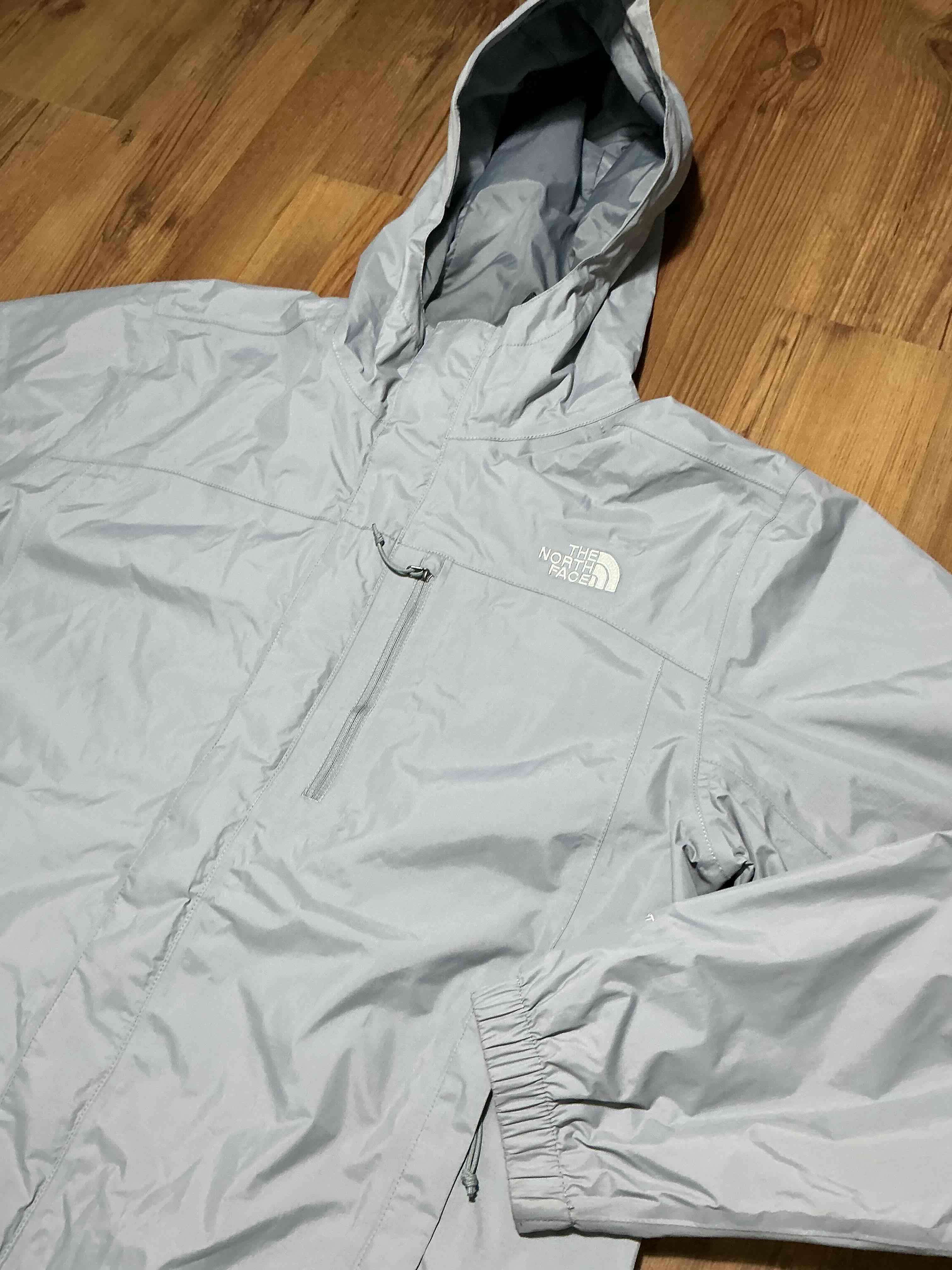 Chaqueta impermeable gris claro - miniatura 2