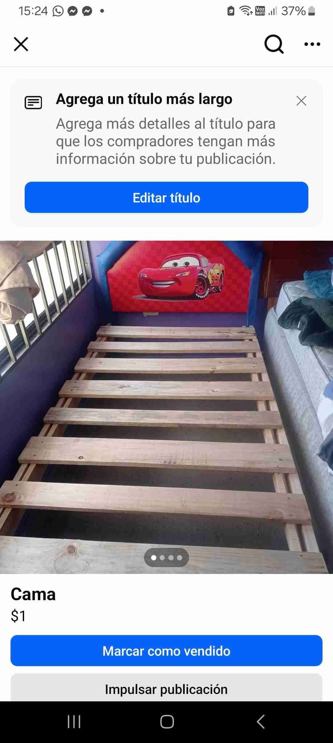 Cama infantil Cars - miniatura 2