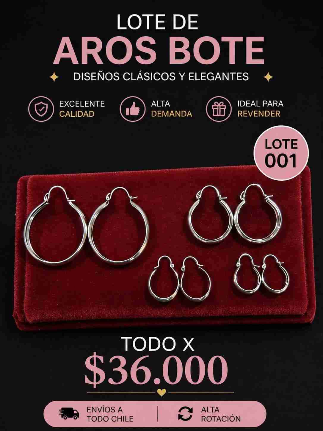 Lote de aros variados - miniatura 2