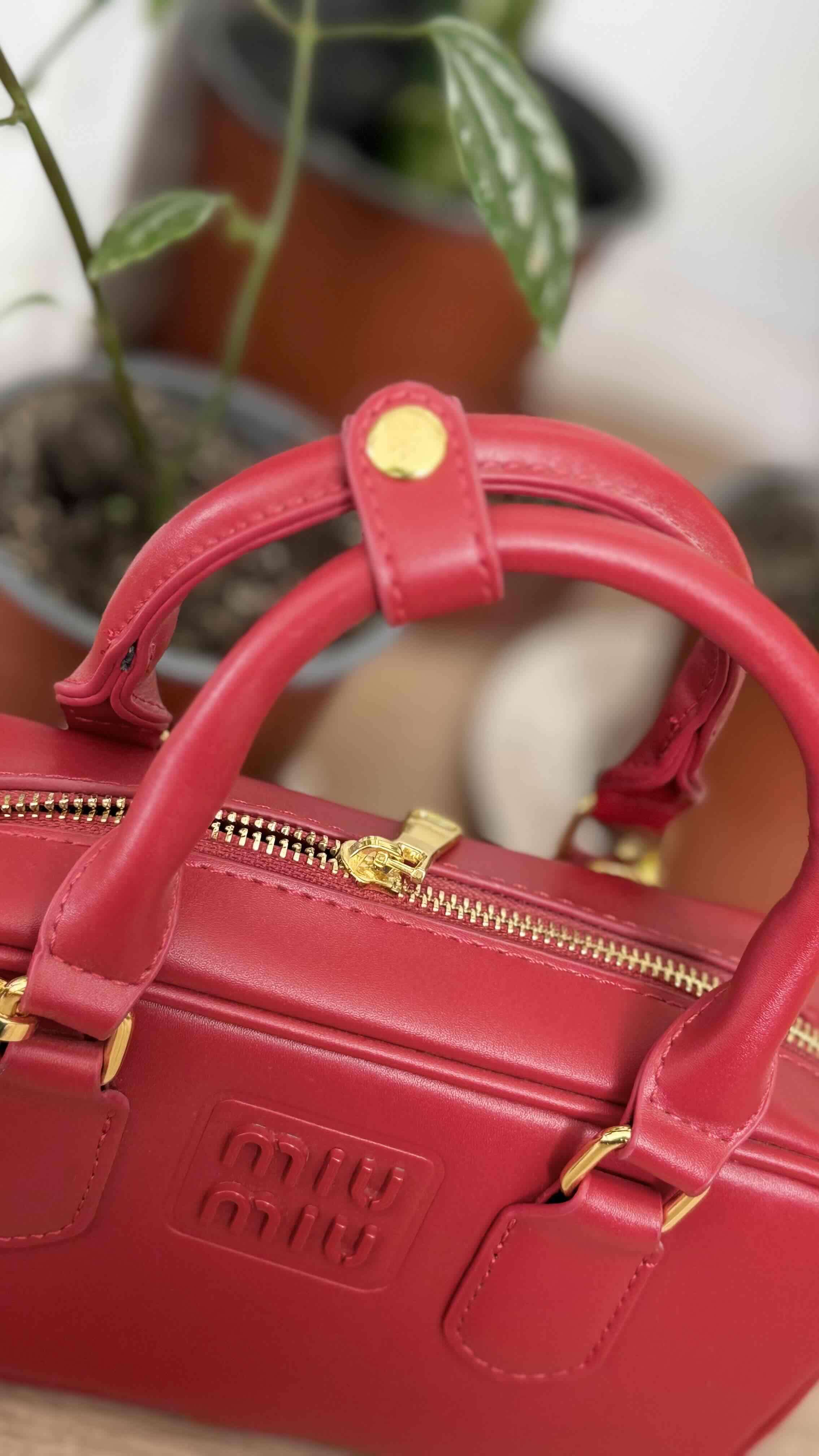 Cartera roja Miu Miuaaa - miniatura 2