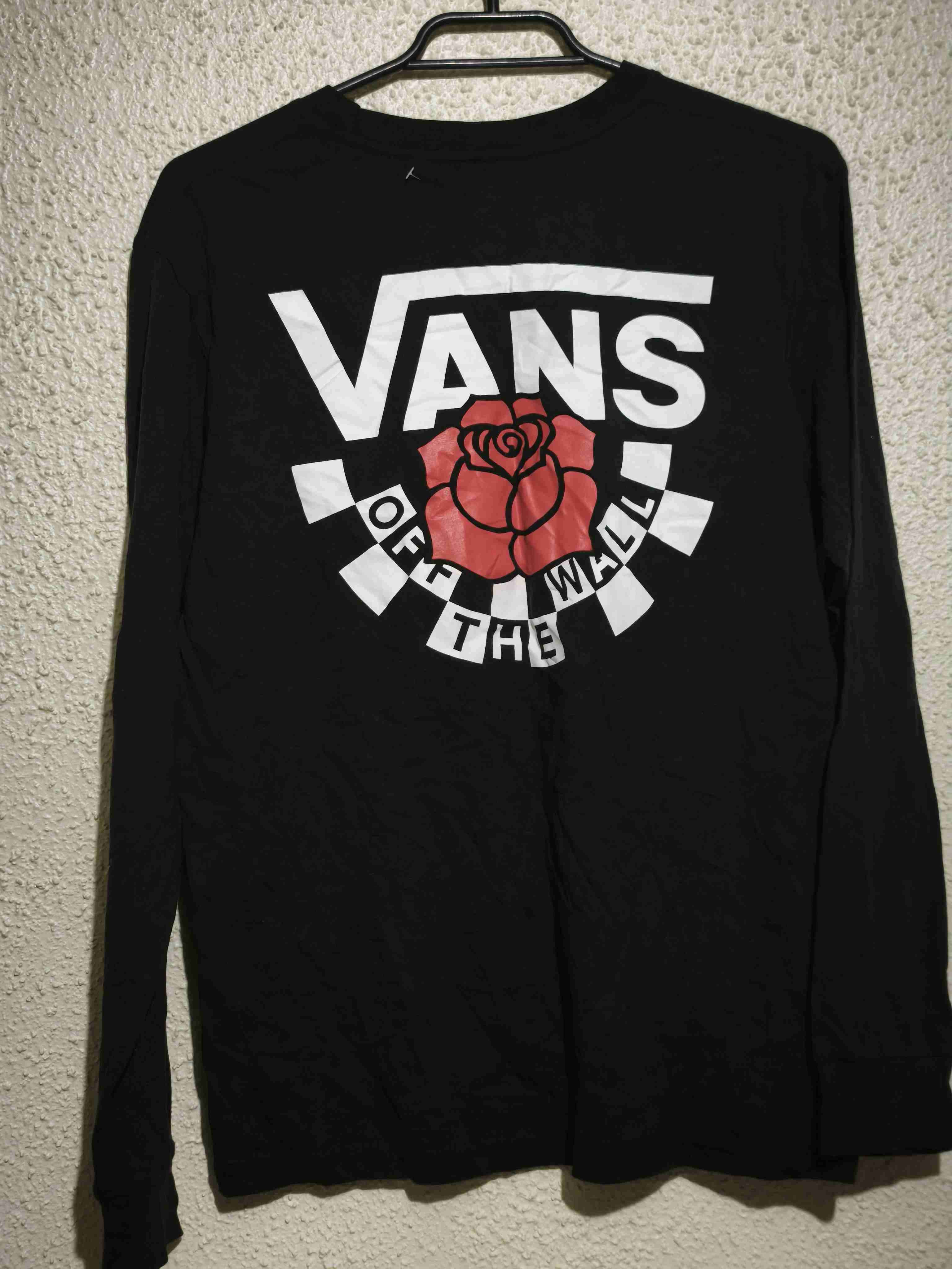 Polera Vans negra con estampado - miniatura 1