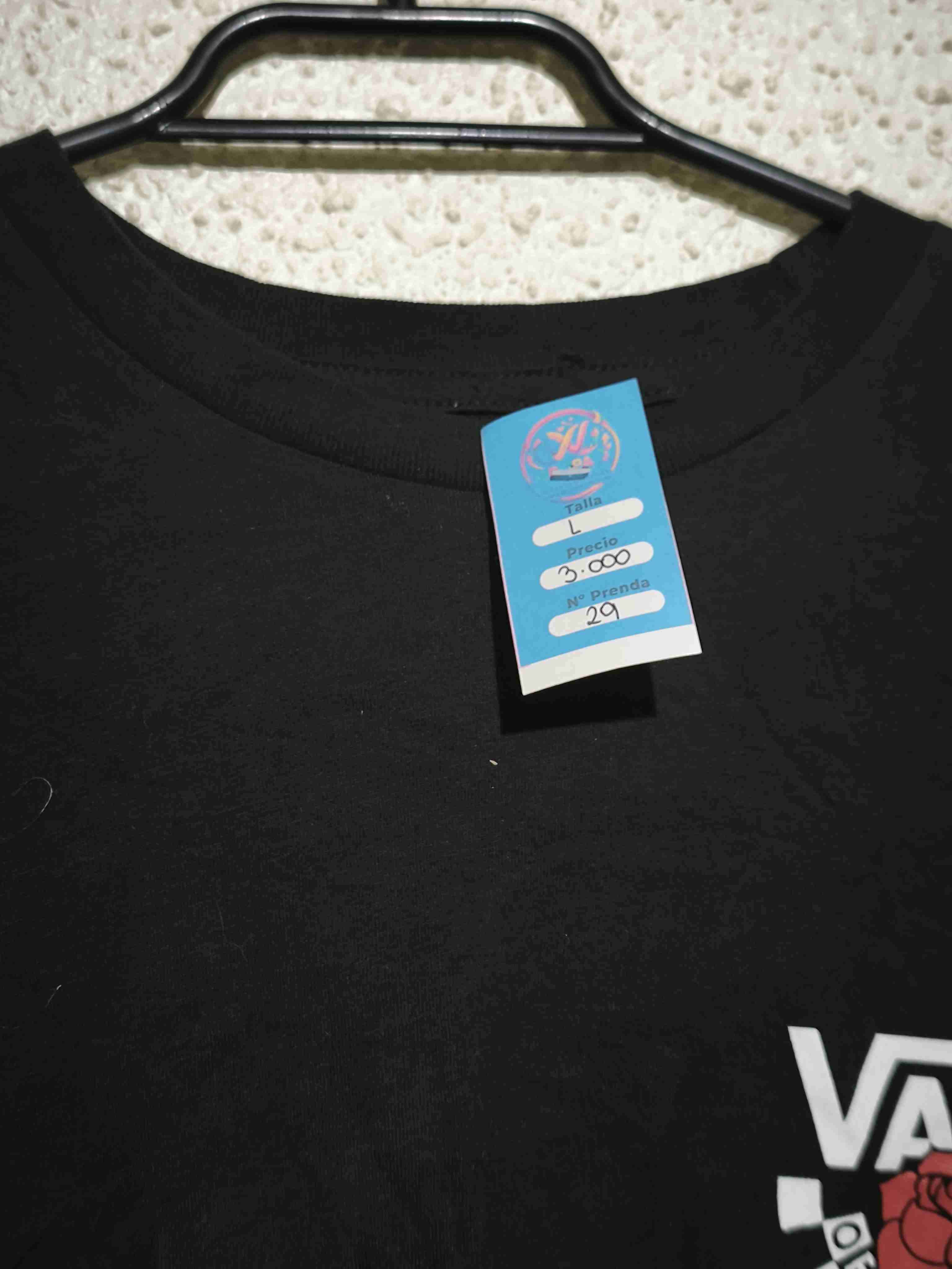 Polera Vans negra con estampado - miniatura 3