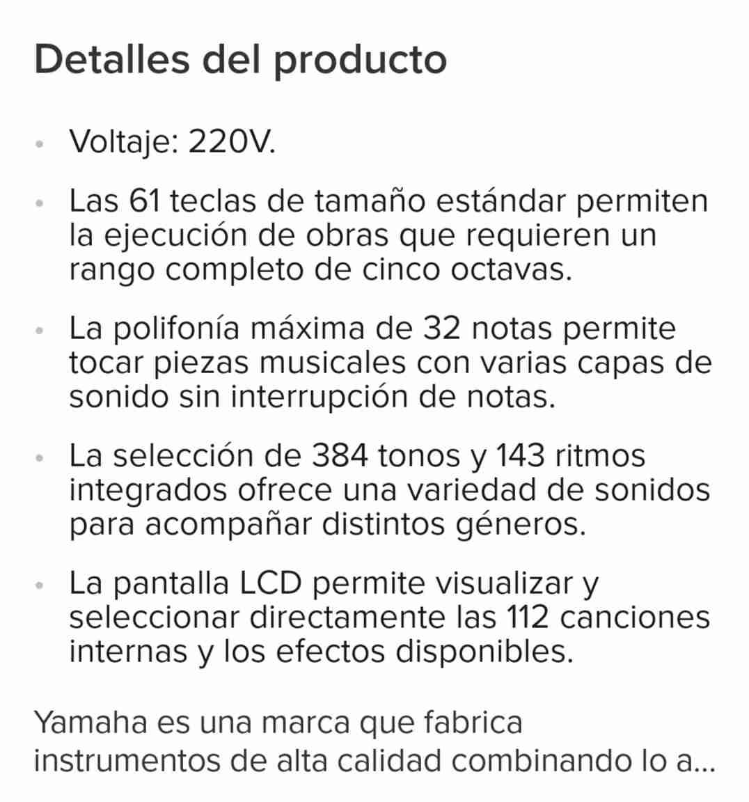 Teclados Yamaha PSR-E273 Con Fundas - miniatura 5