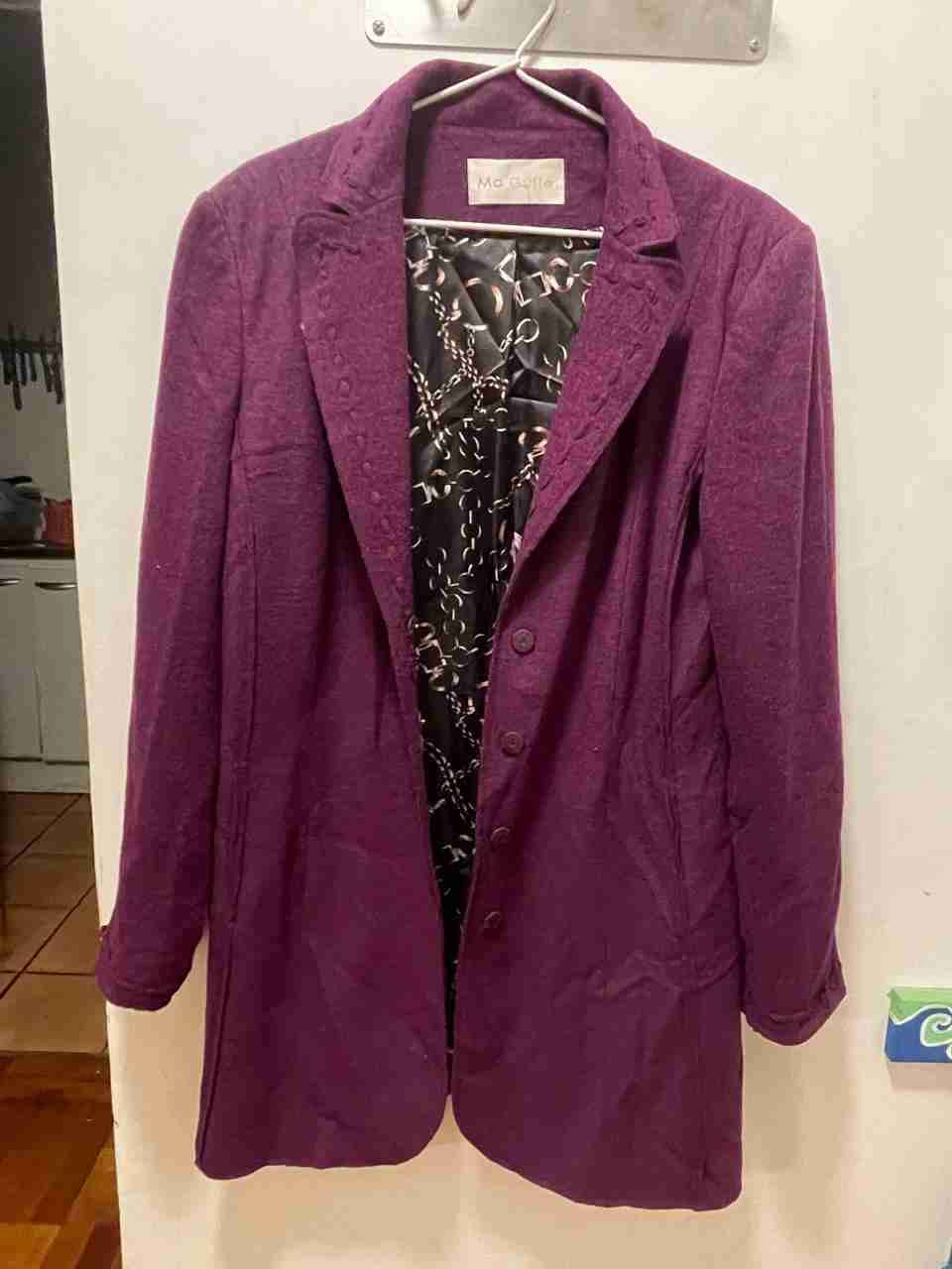 Blazer Ma Griffe morado talla S