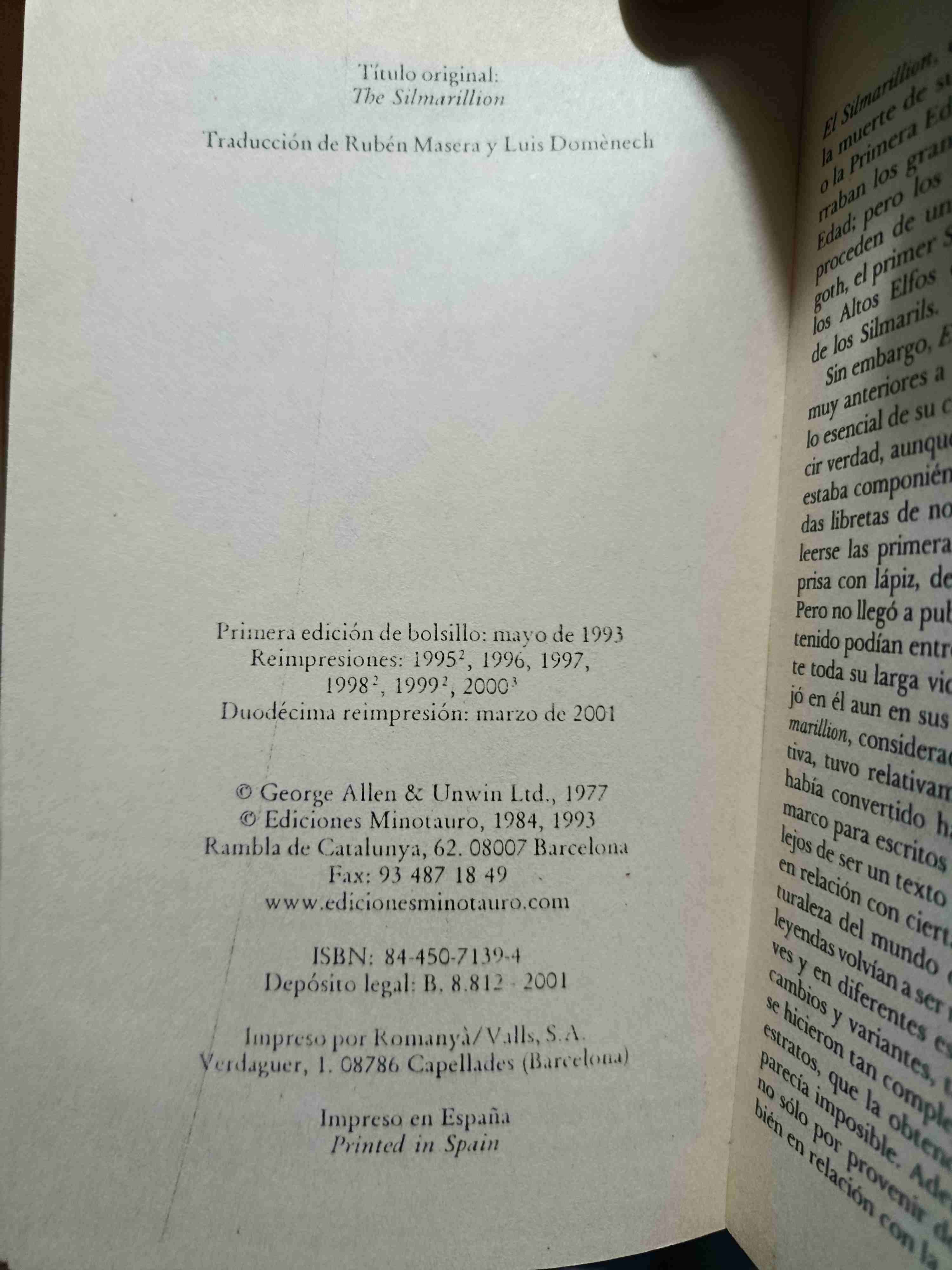 El Silmarillion de J.R.R. Tolkien - miniatura 3