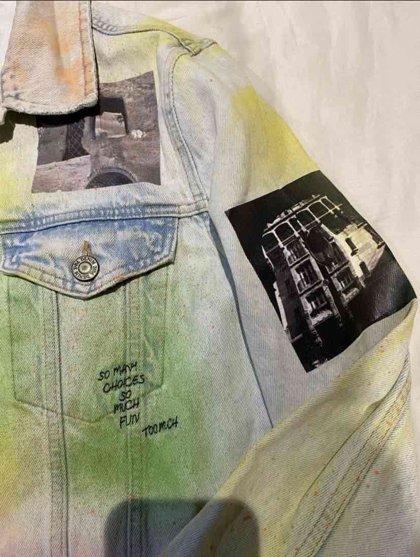 Chaqueta de mezclilla estampada - miniatura 3