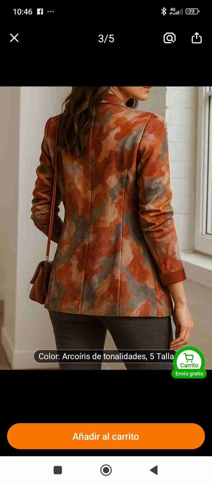 Blazer estampado arcoíris - miniatura 2