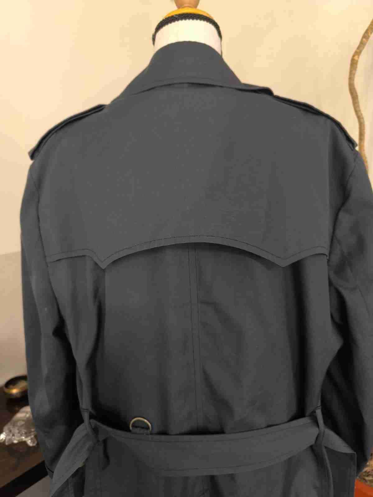 Abrigo trench coat gris oscuro - miniatura 5