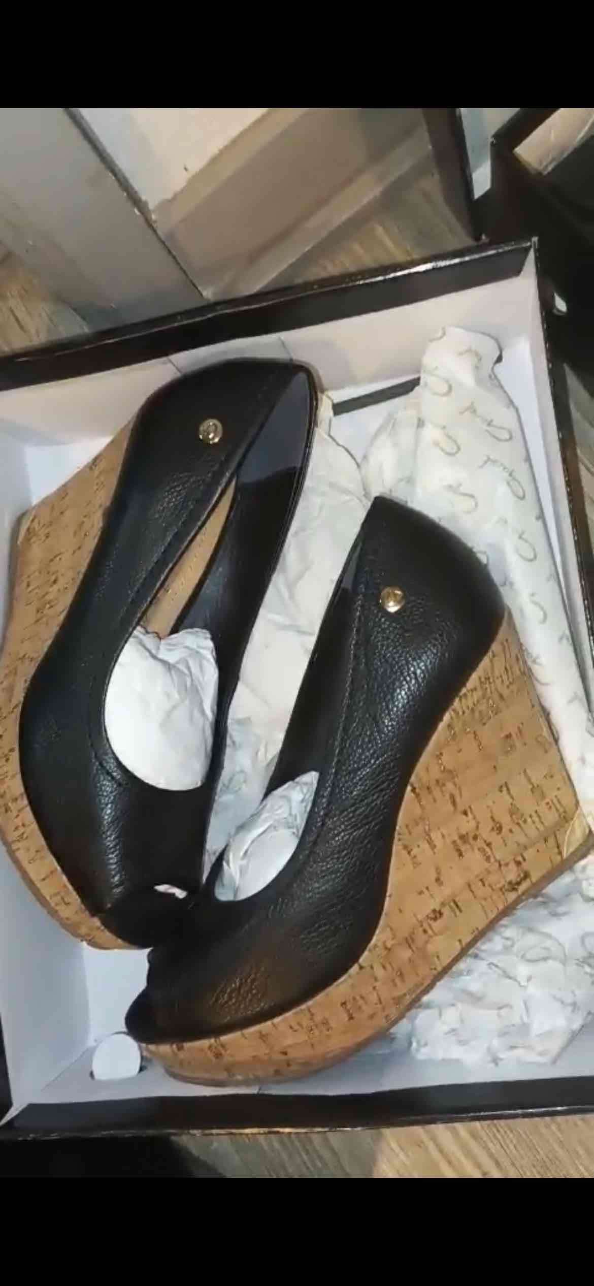 Botines de cuero negro con cierre - miniatura 6