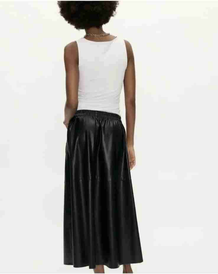 Falda larga eco cuero ZARA - miniatura 2