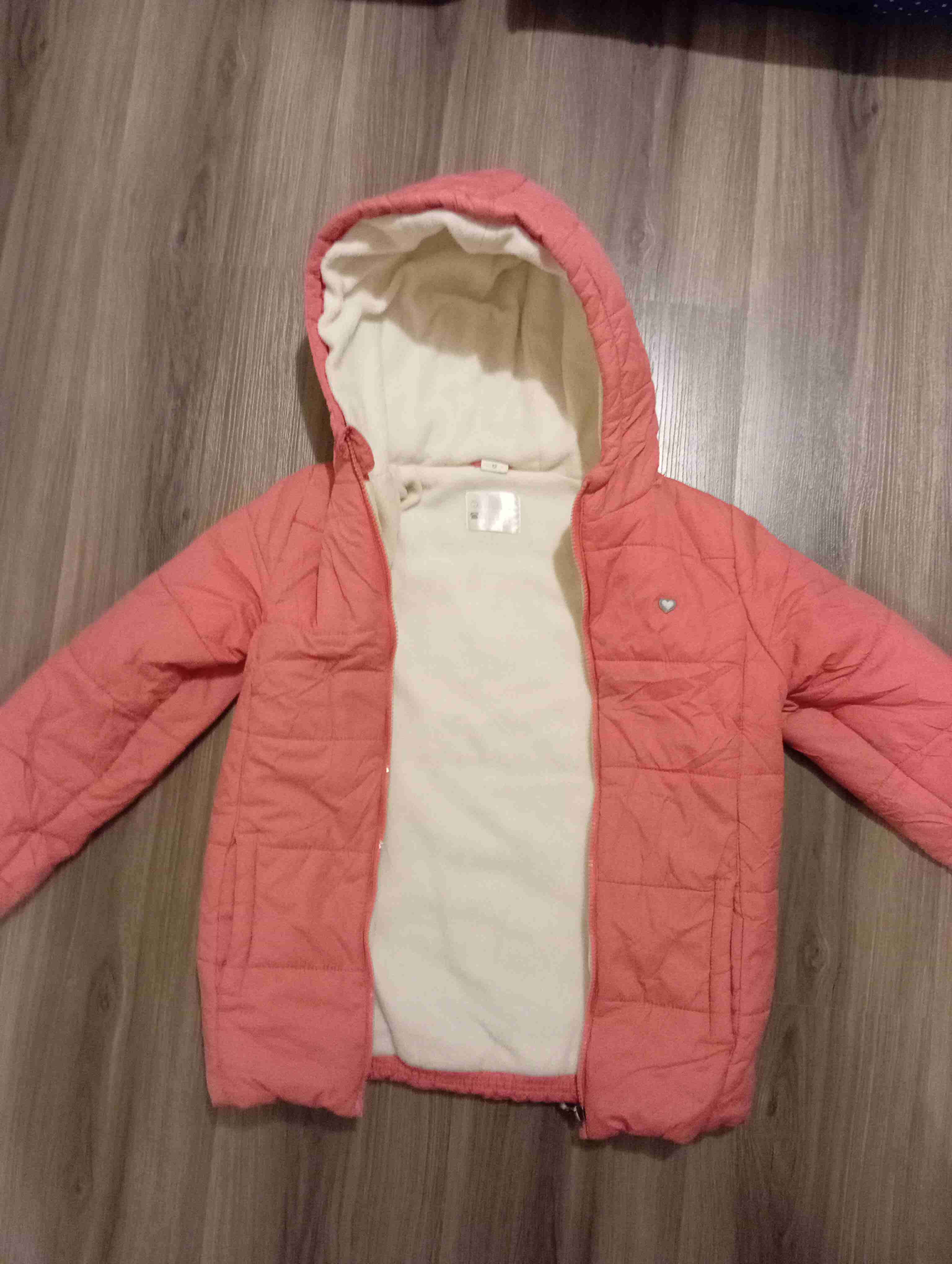 Chaqueta rosa forrada - miniatura 2