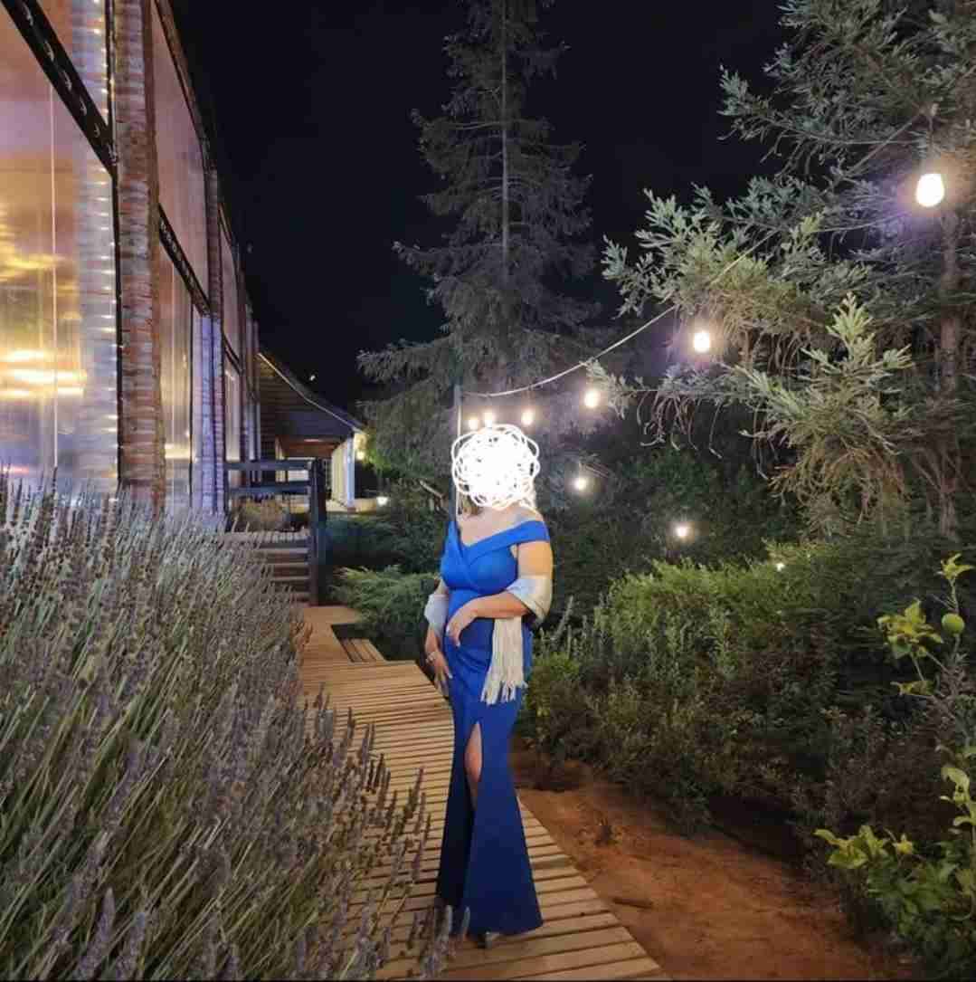 Vestido azul rey - miniatura 2