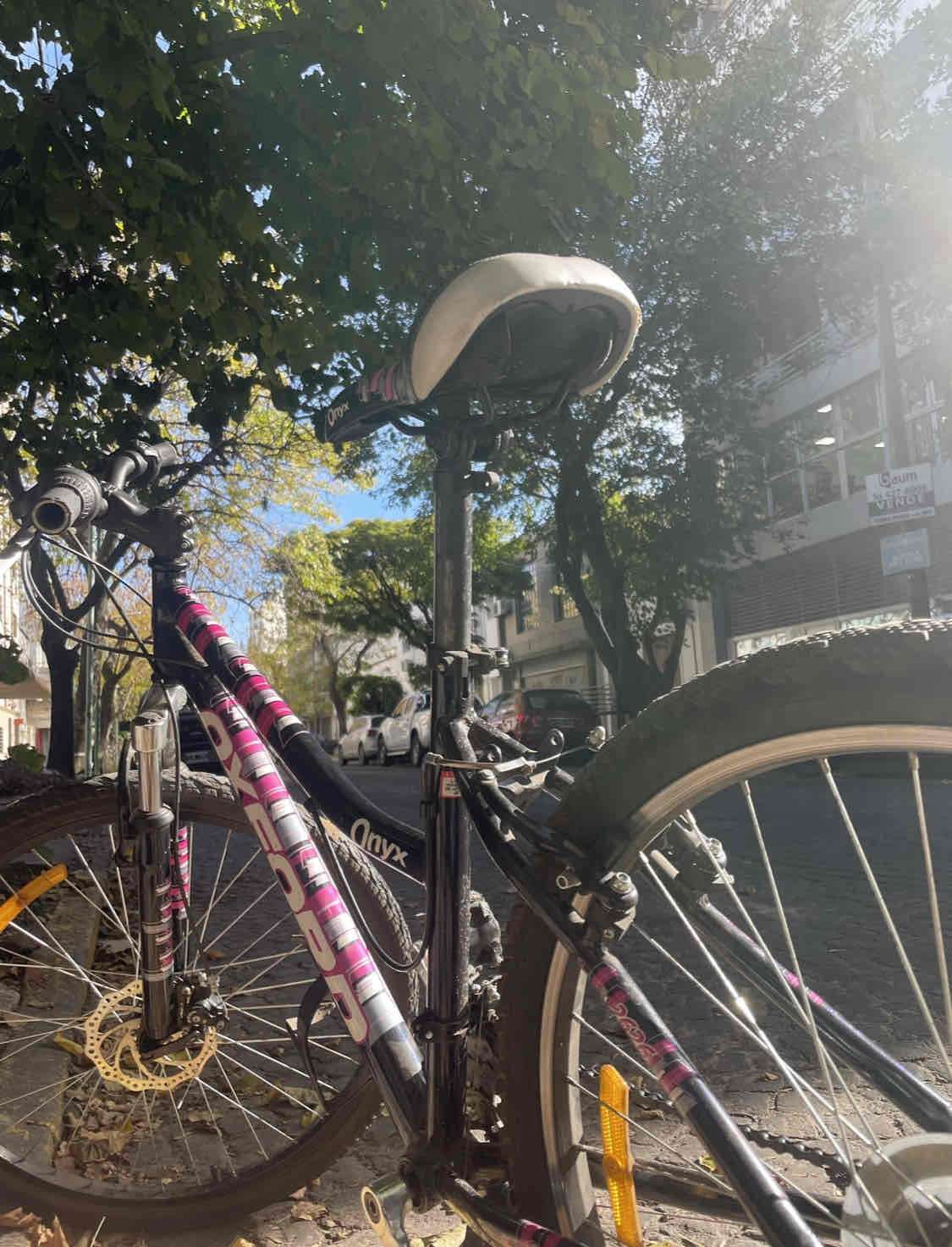 Bicicleta Oxford negra y rosa - miniatura 2