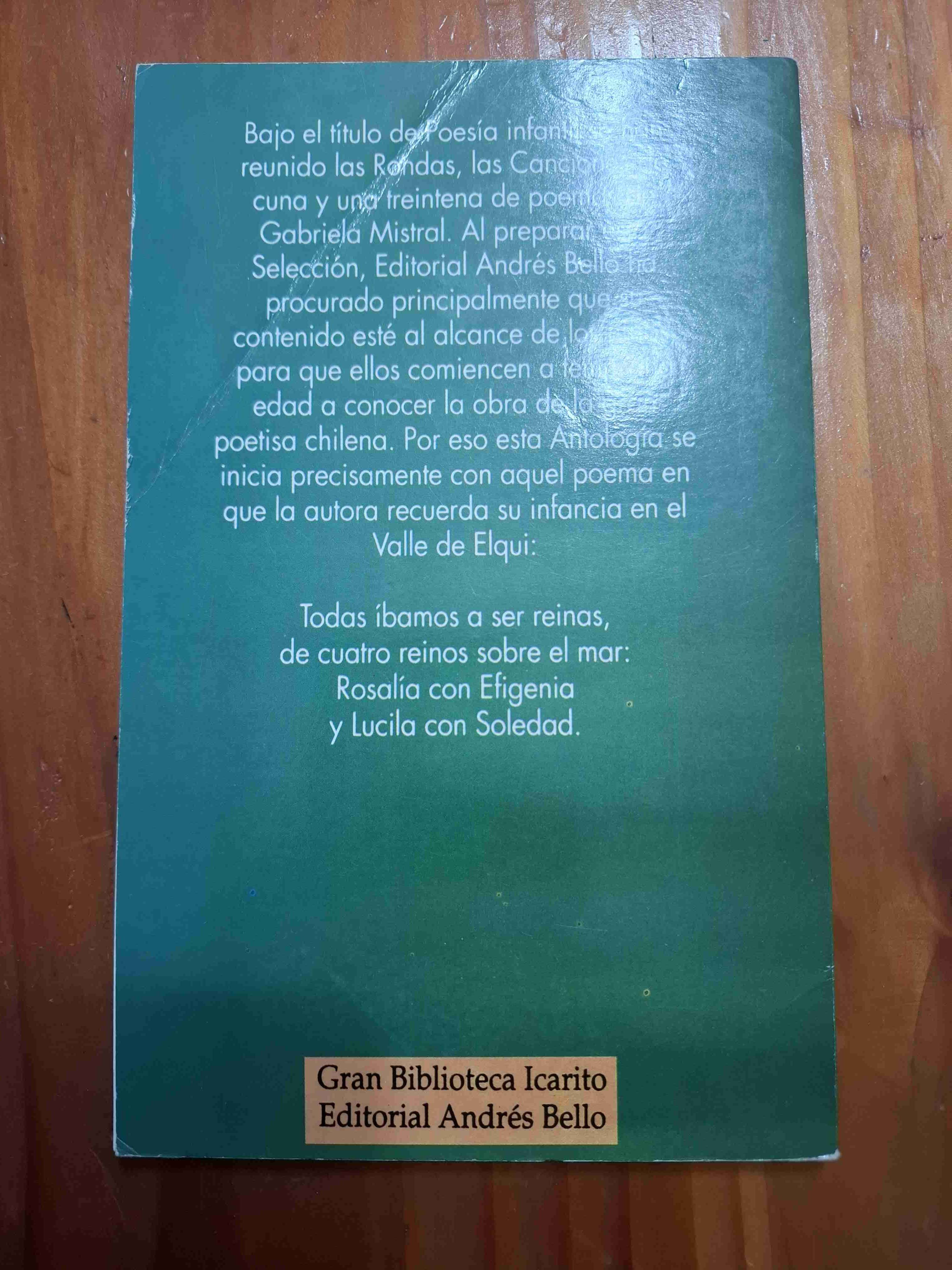 Libro Poesía Infantil - Gabriela Mistral - miniatura 2