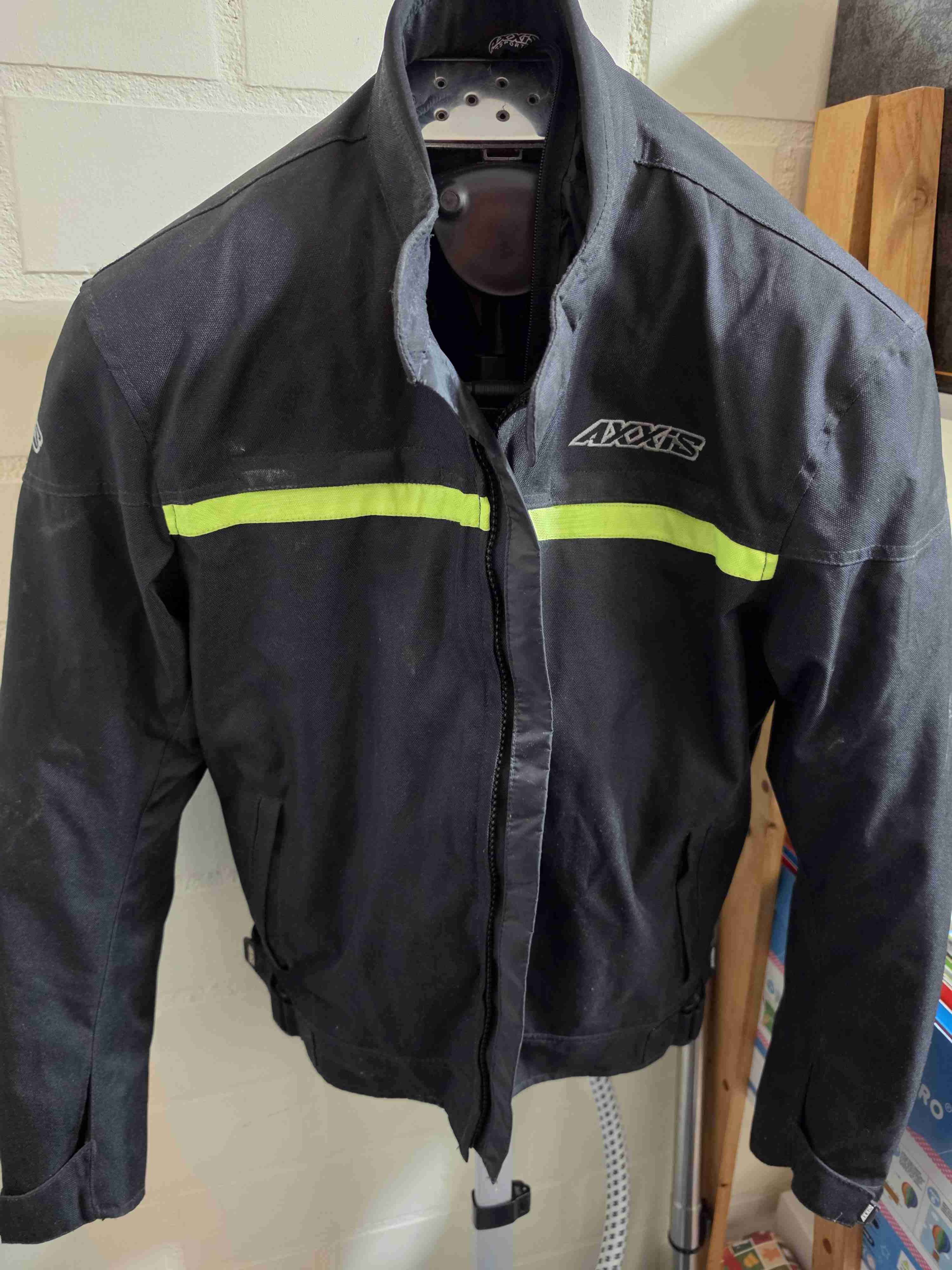 Chaqueta de moto Axxis negra