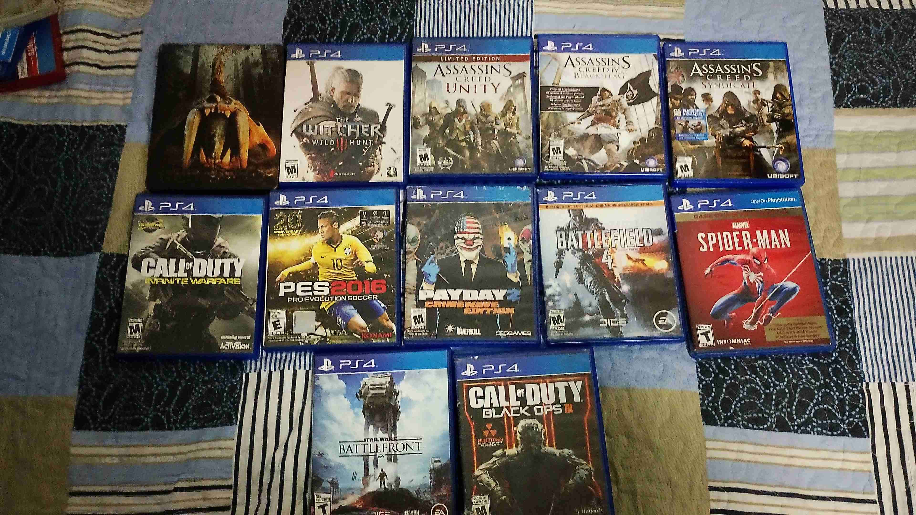 videojuegos PS4 usados cada uno a 15!!