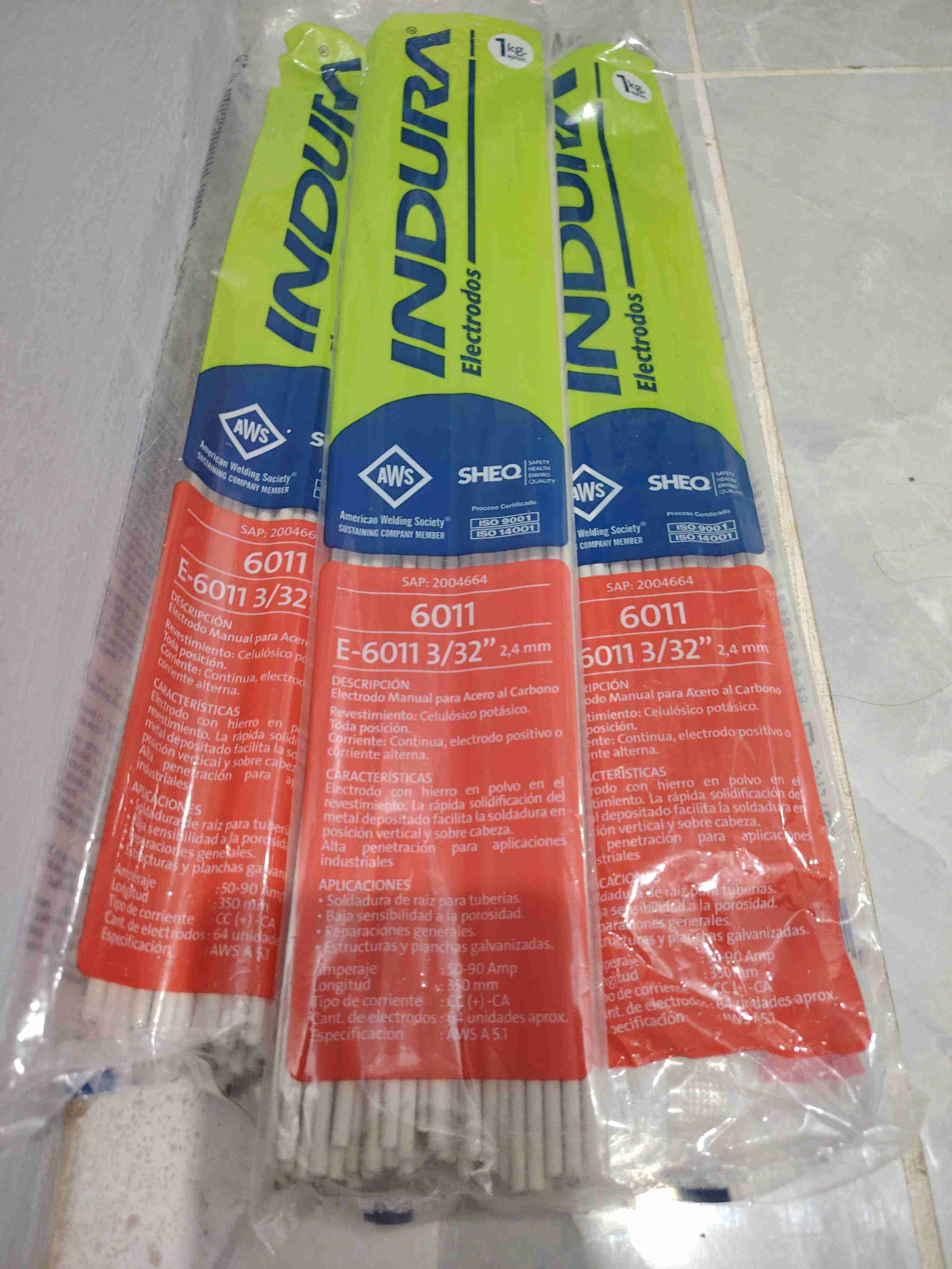 Electrodo E-6011 3/32" para acero - miniatura 2