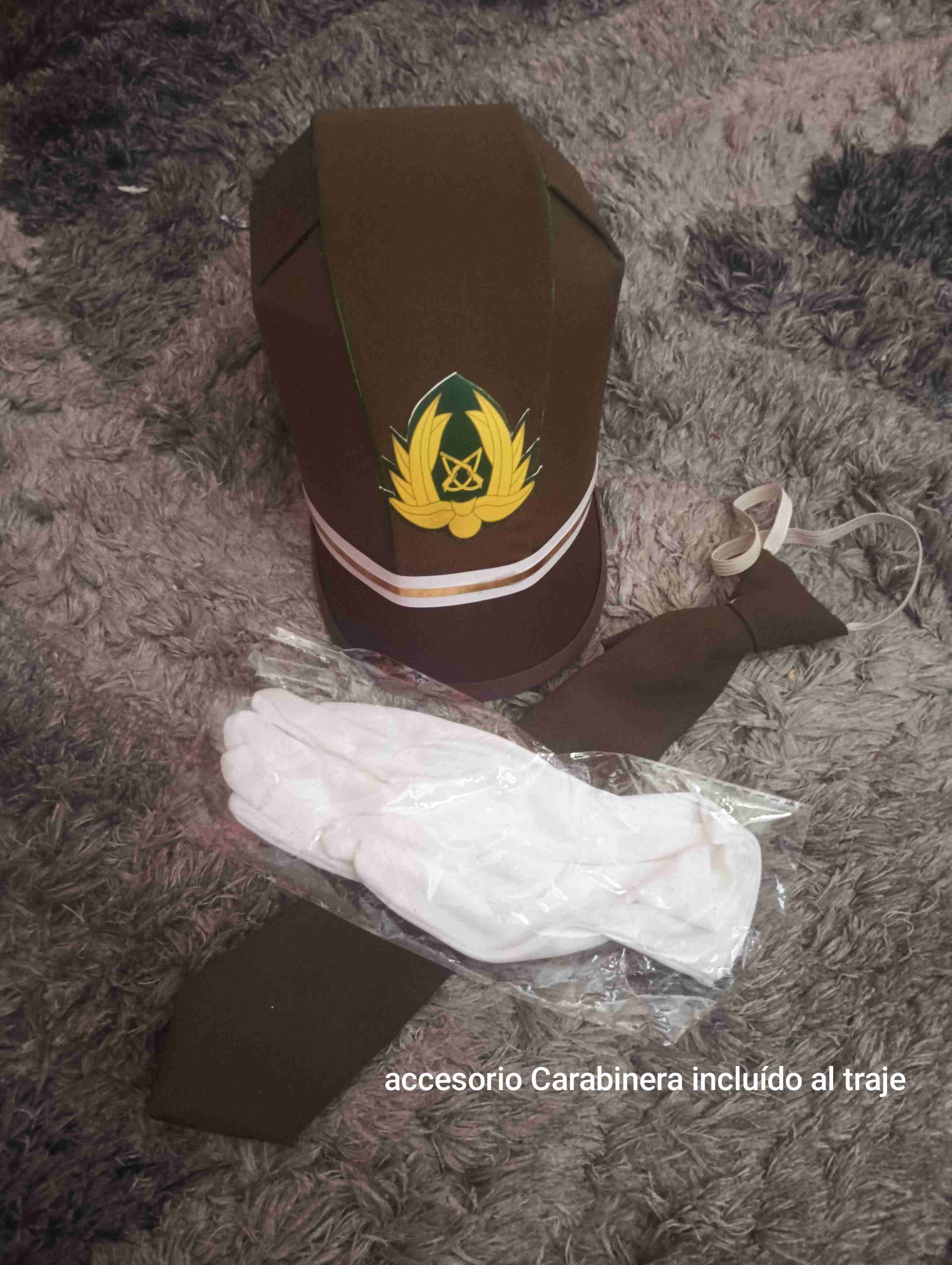 Disfraz de carabinera niña - miniatura 2