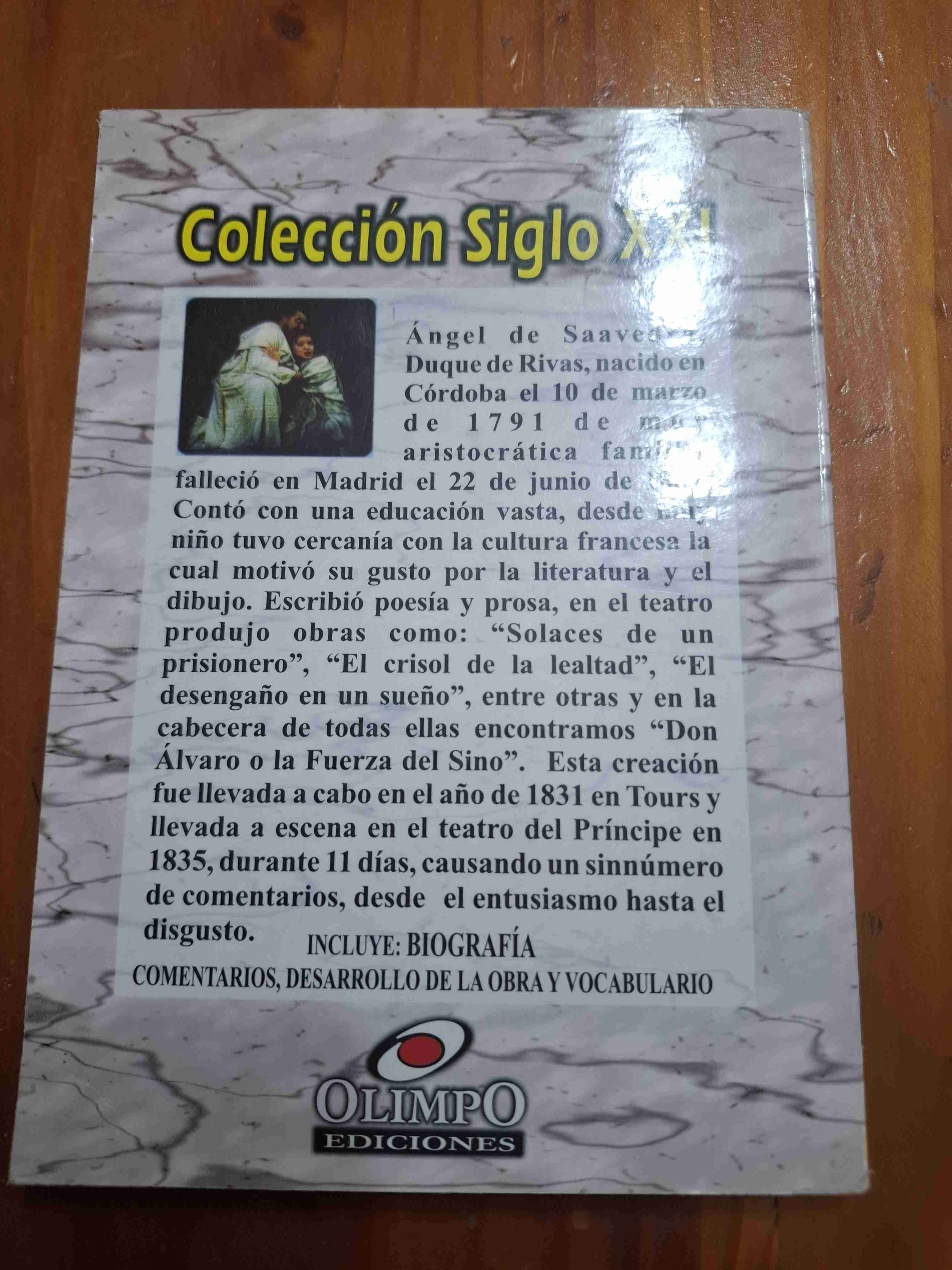 Libro Don Álvaro Ediciones Olimpo - miniatura 2