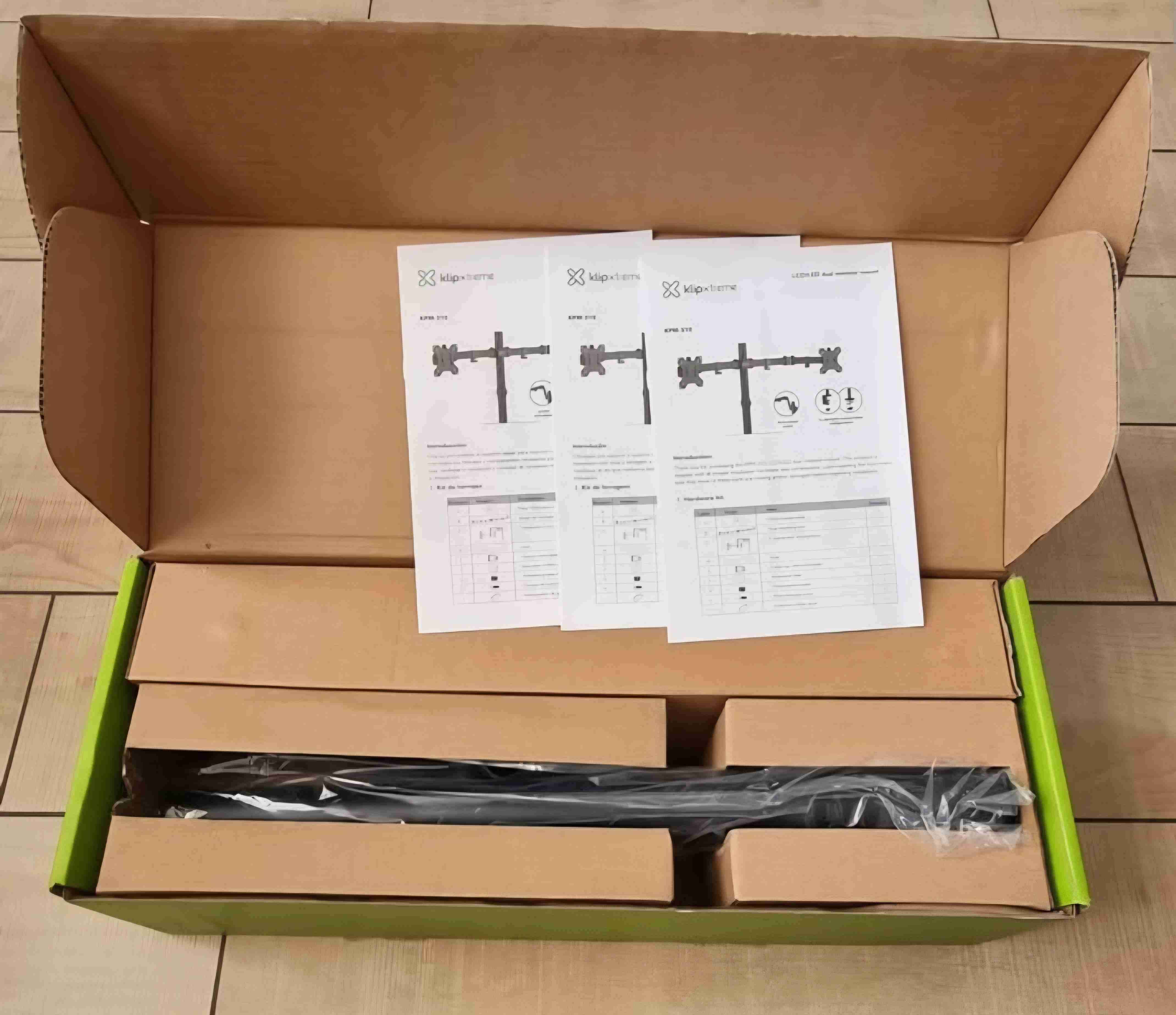 Soporte dual monitore Klip Xtreme - miniatura 2